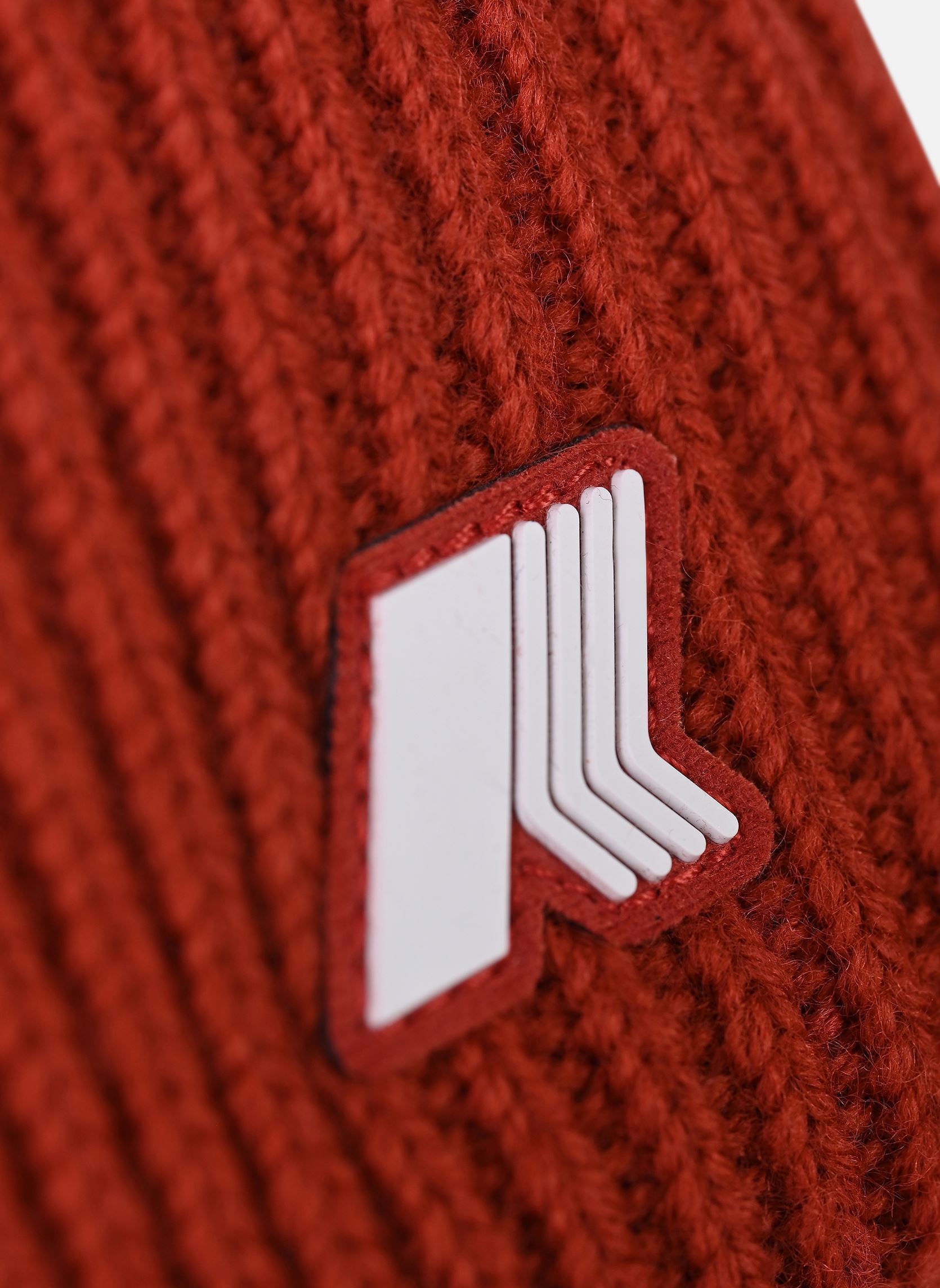 Bonnets Brice Cardigan Stitch Wool - Unisexe rouge K-Way Bonnets Brice Cardigan Stitch Wool - Unisexe rouge RED DK CHILI
