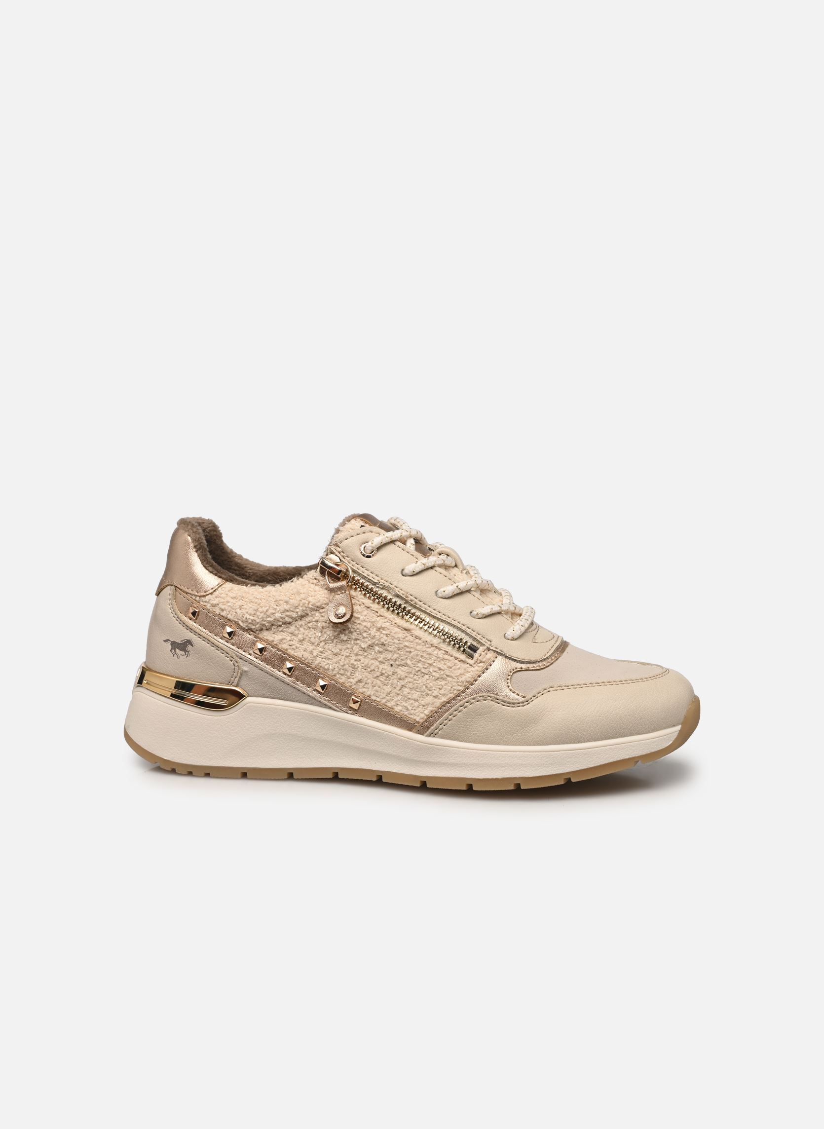 Baskets 1487302 femme beige Mustang shoes Baskets 1487302 femme beige Ivory