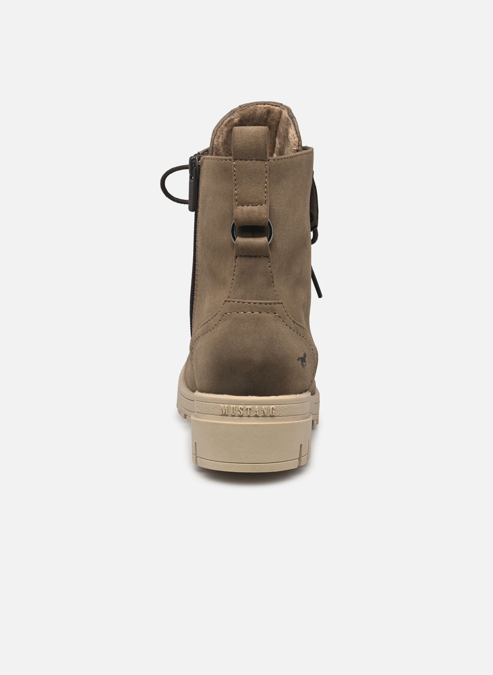 Geschnürte Stiefeletten 1397501 damen beige Mustang shoes Geschnürte Stiefeletten 1397501 damen beige Taupe