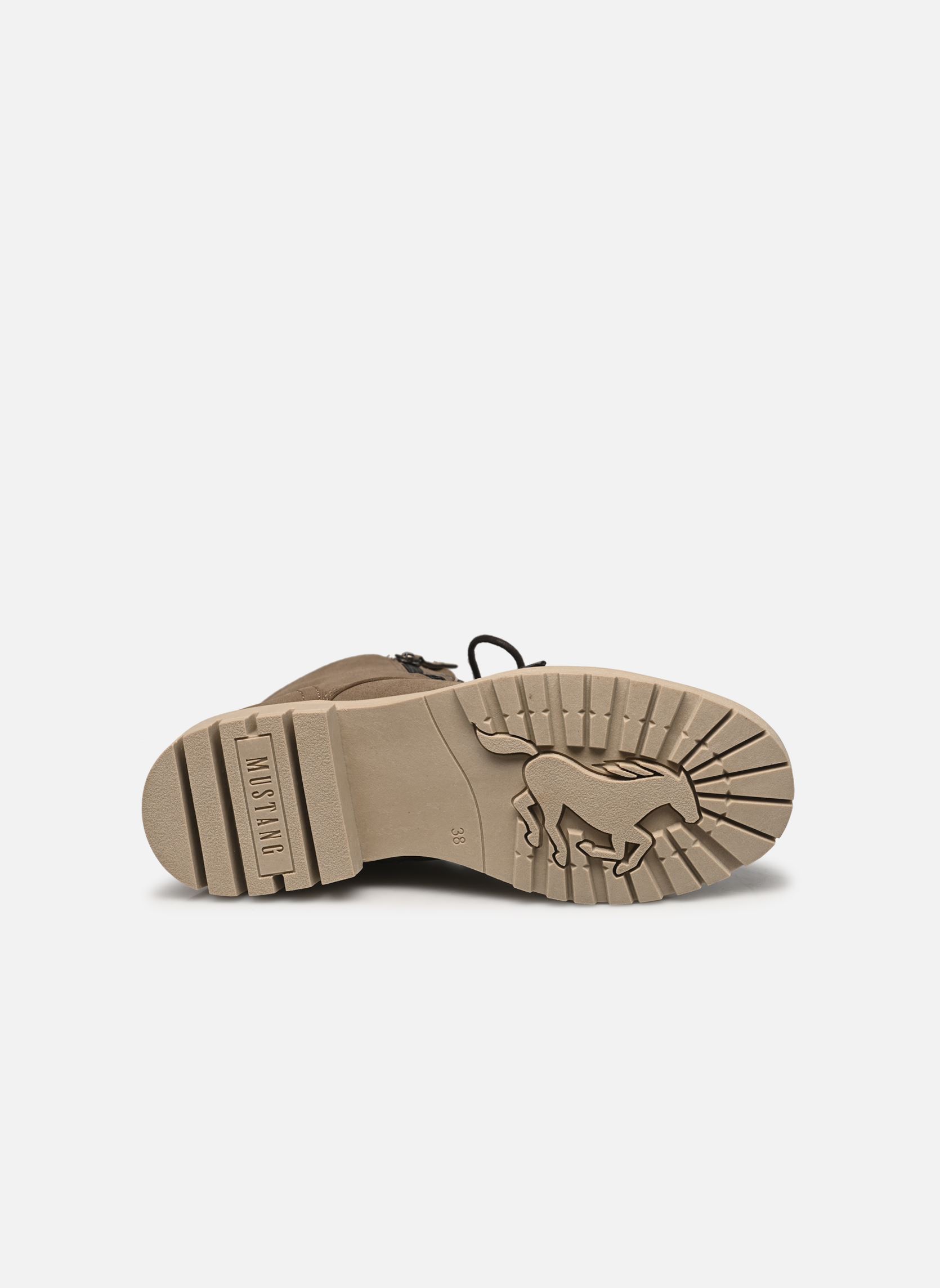 Geschnürte Stiefeletten 1397501 damen beige Mustang shoes Geschnürte Stiefeletten 1397501 damen beige Taupe