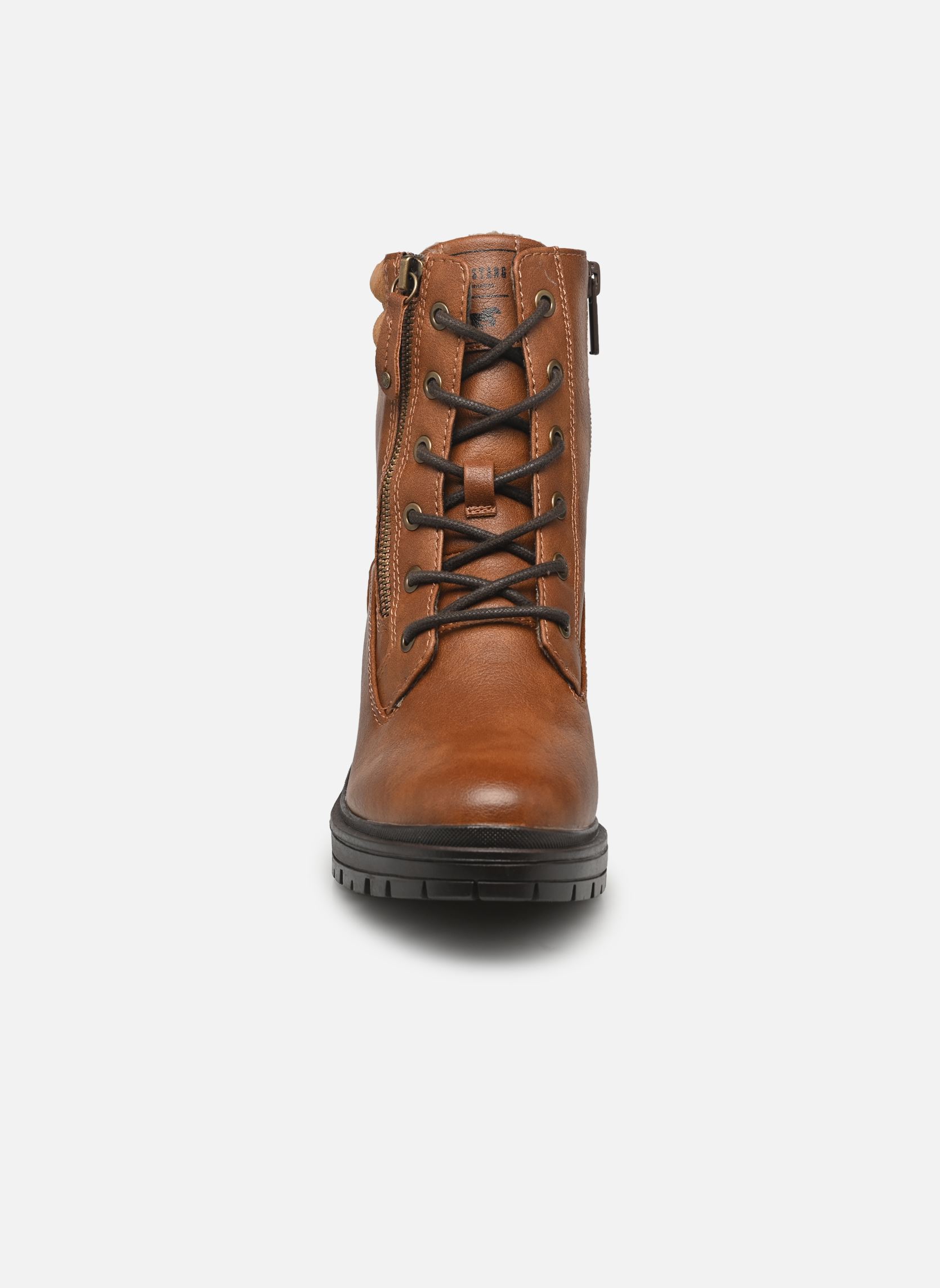 Bottines à lacets 1409506 femme marron Mustang shoes Bottines à lacets 1409506 femme marron Kastanie