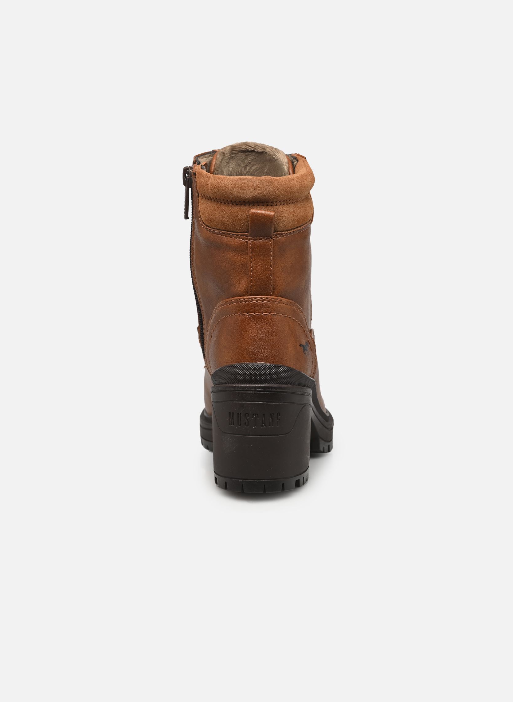 Bottines à lacets 1409506 femme marron Mustang shoes Bottines à lacets 1409506 femme marron Kastanie