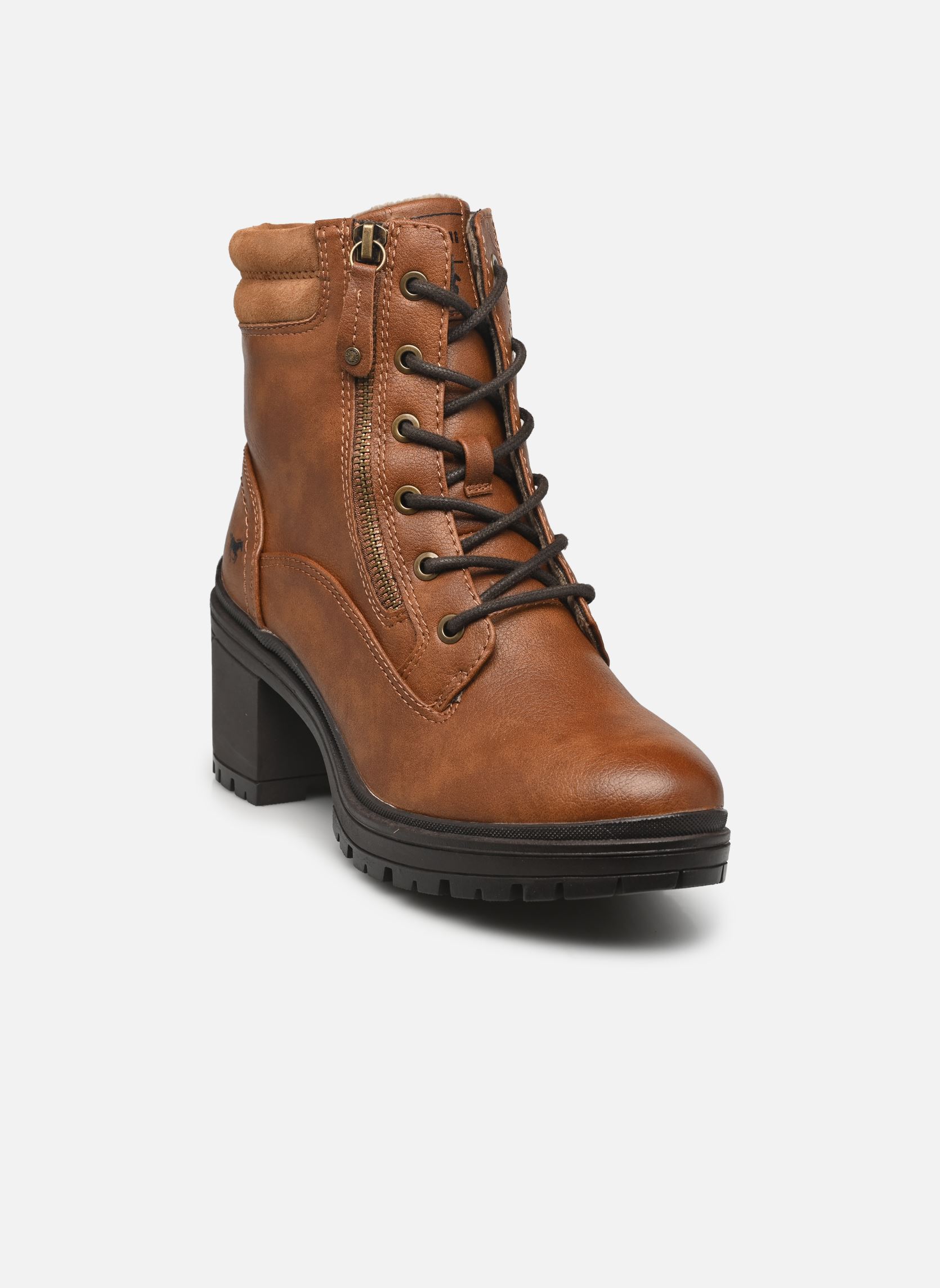 Bottines à lacets 1409506 femme marron Mustang shoes Bottines à lacets 1409506 femme marron Kastanie