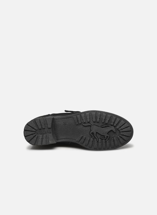 Bottines MUSTANG Femme 1229522/9 - Cuir Synthétique, Rivets, Fermeture éclair | Style Rock, Intérieur Textile Doux