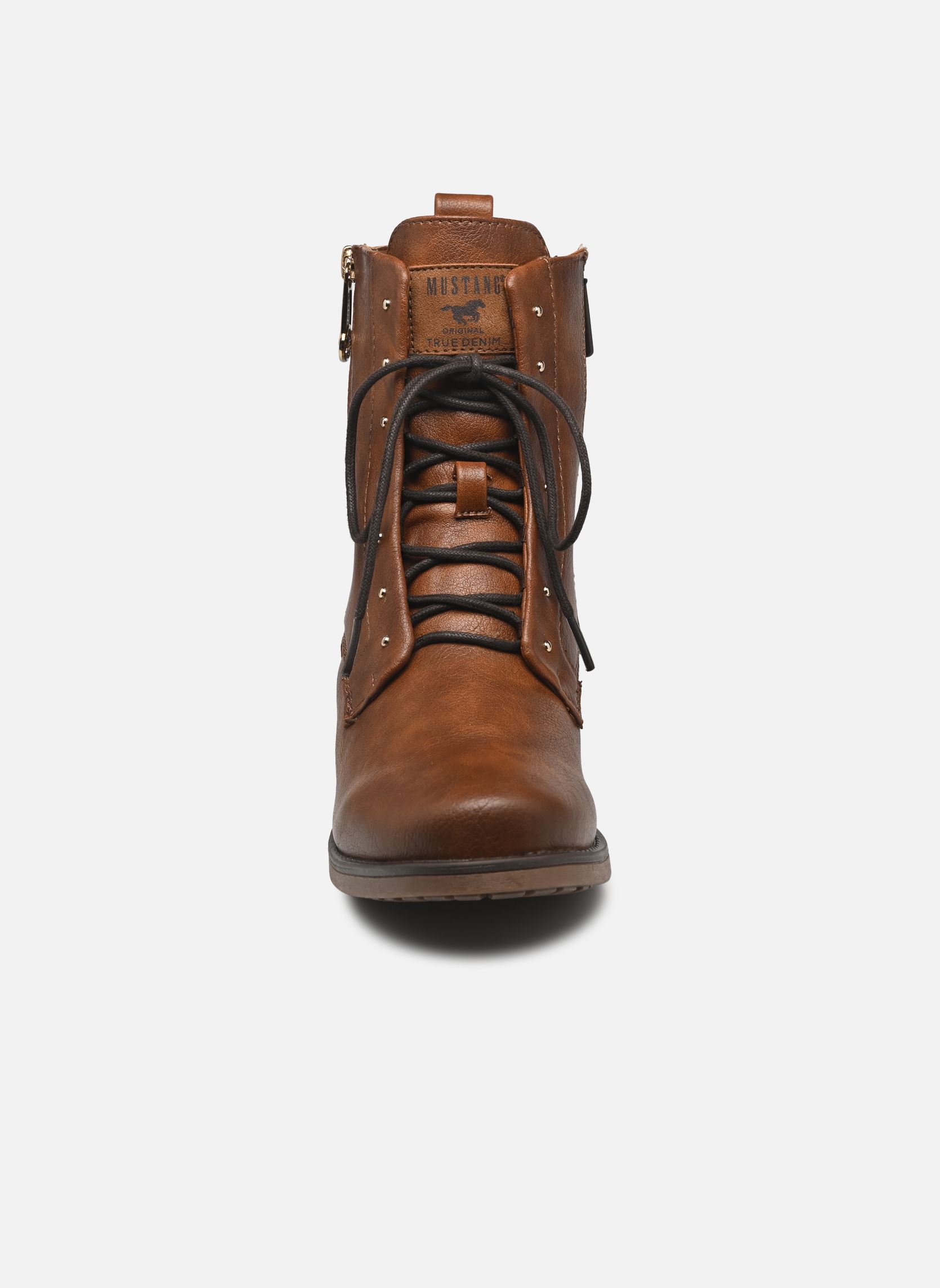 Bottines à lacets 1229522 femme marron Mustang shoes Bottines à lacets 1229522 femme marron Cognac