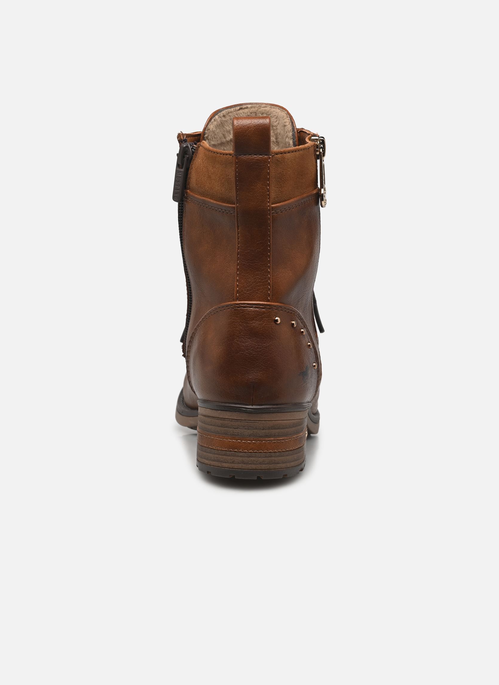 Bottines à lacets 1229522 femme marron Mustang shoes Bottines à lacets 1229522 femme marron Cognac