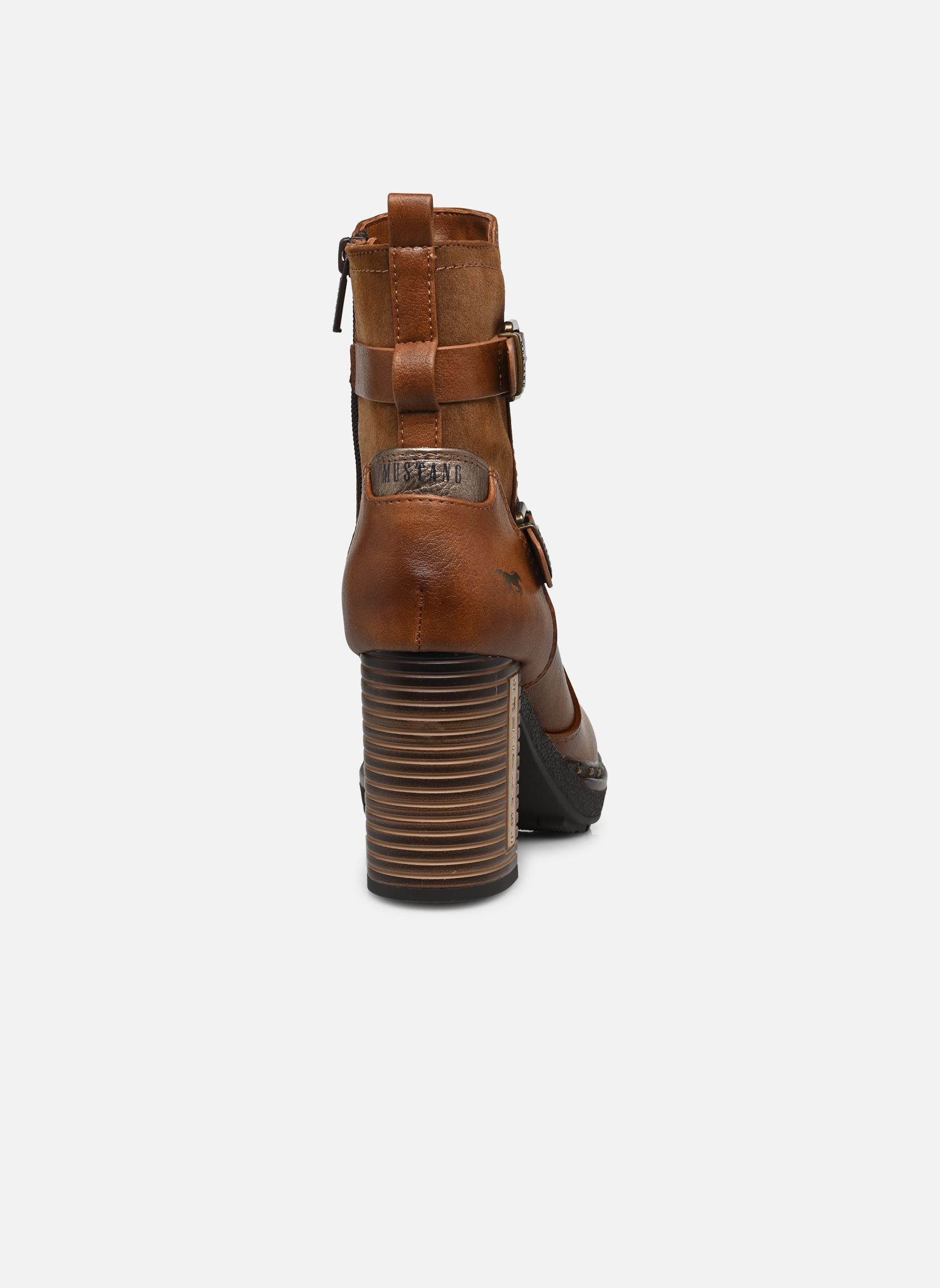 Bottines et boots 1336512 femme marron Mustang shoes Bottines et boots 1336512 femme marron Kastanie