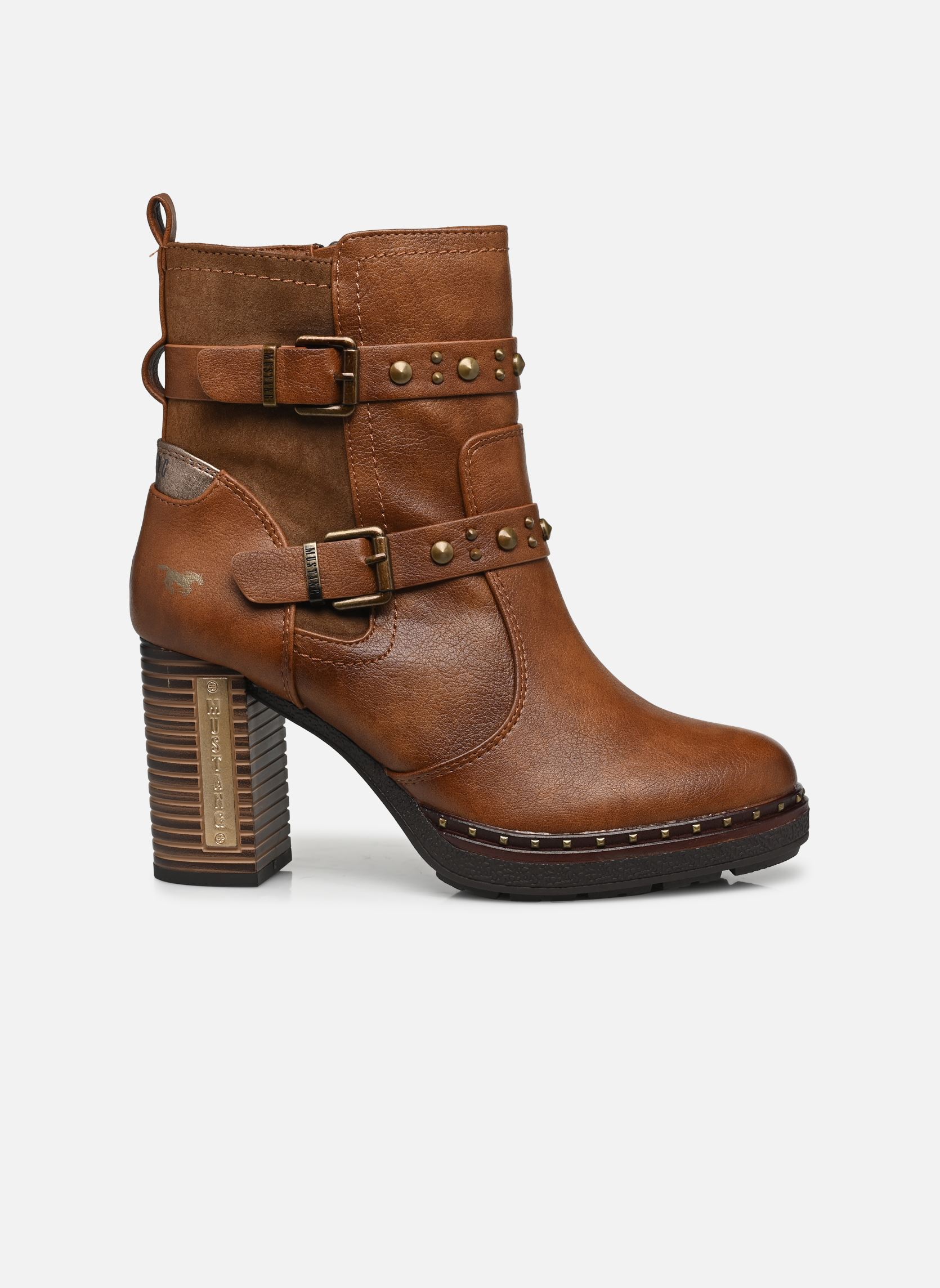 Bottines et boots 1336512 femme marron Mustang shoes Bottines et boots 1336512 femme marron Kastanie