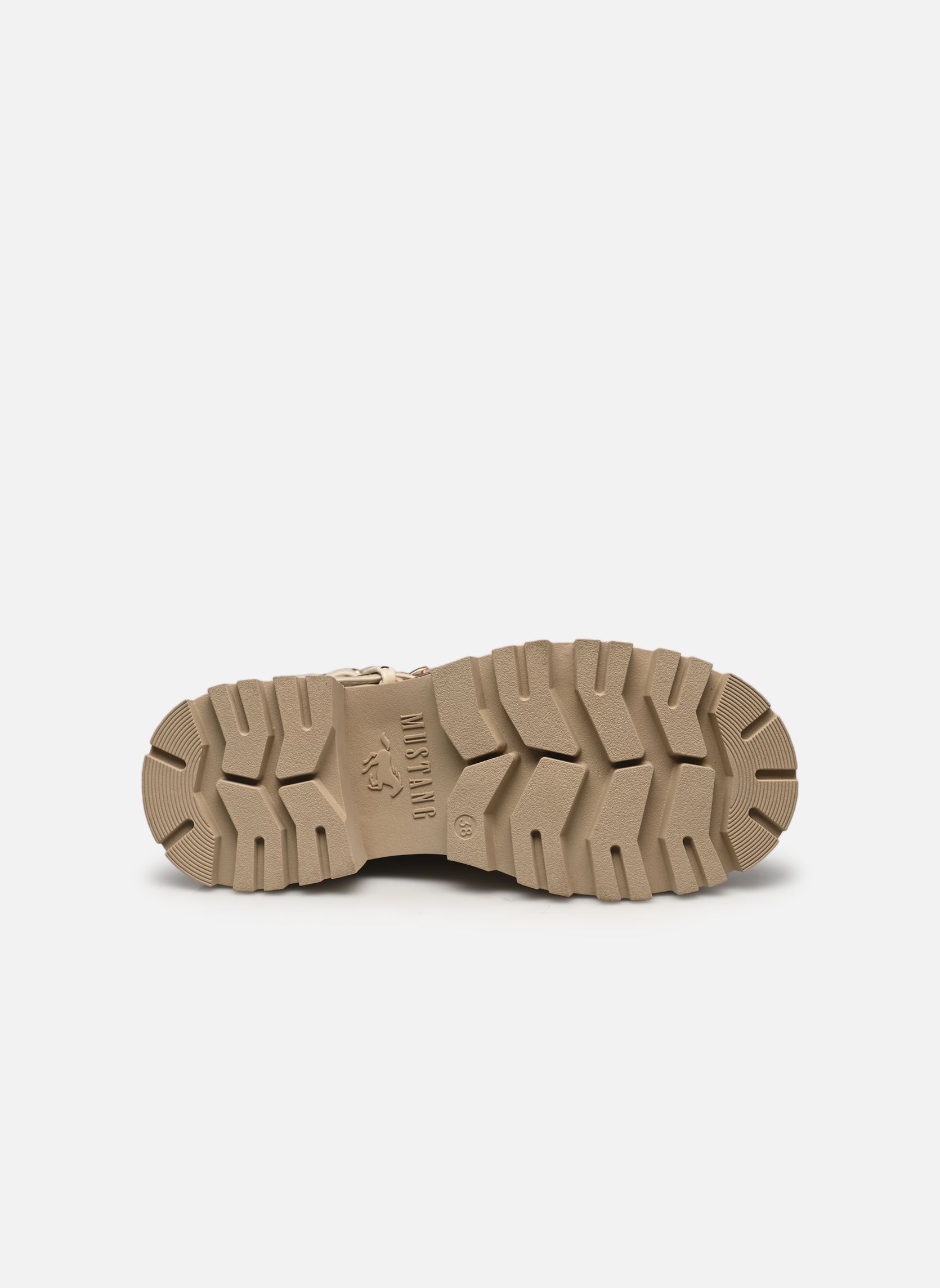 Enkellaarzen en boots 1469506 dames wit Mustang shoes Enkellaarzen en boots 1469506 dames wit Ivory