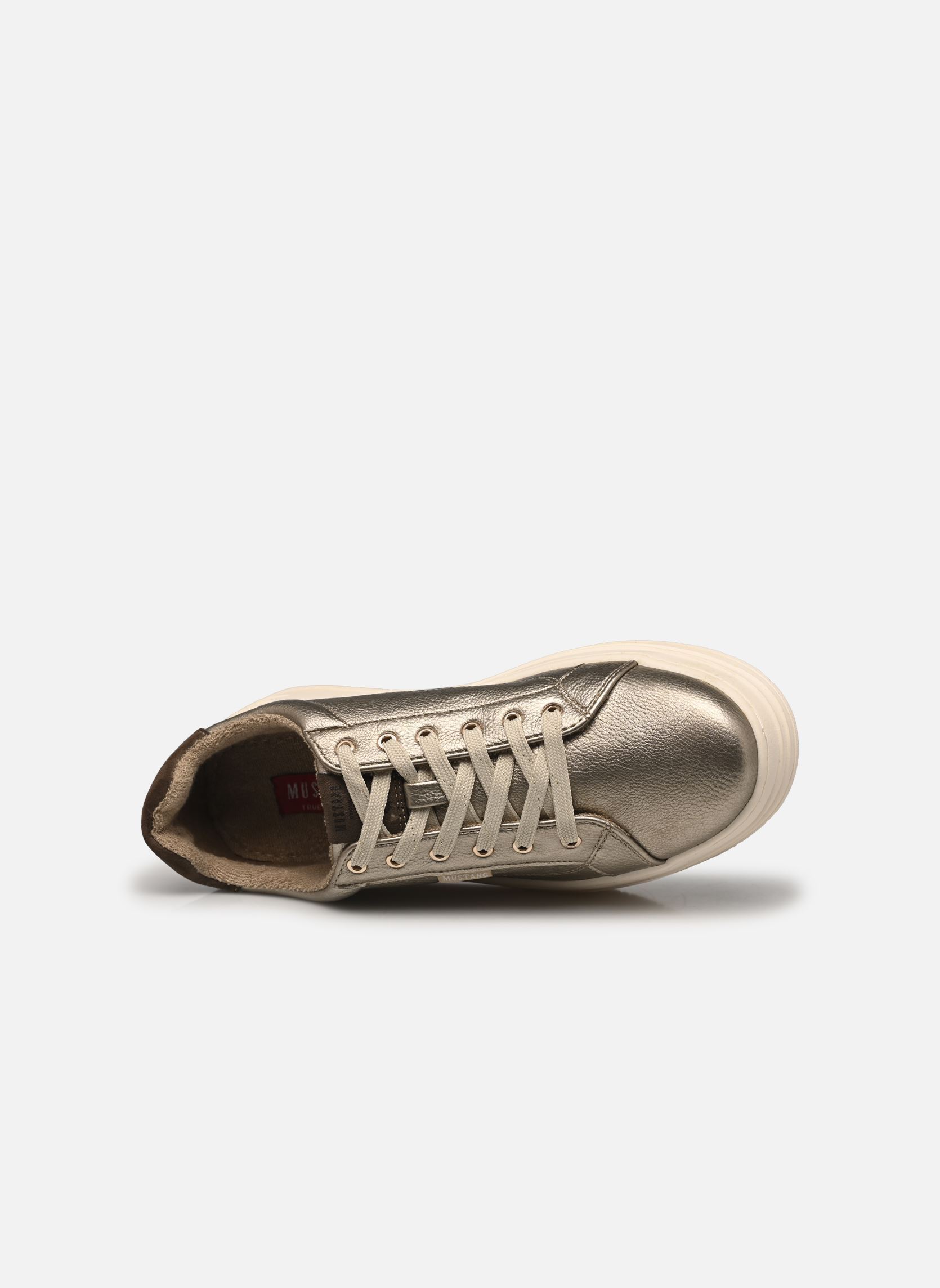 Baskets basses 1497302 femme or et bronze Mustang shoes Baskets basses 1497302 femme or et bronze Champagner