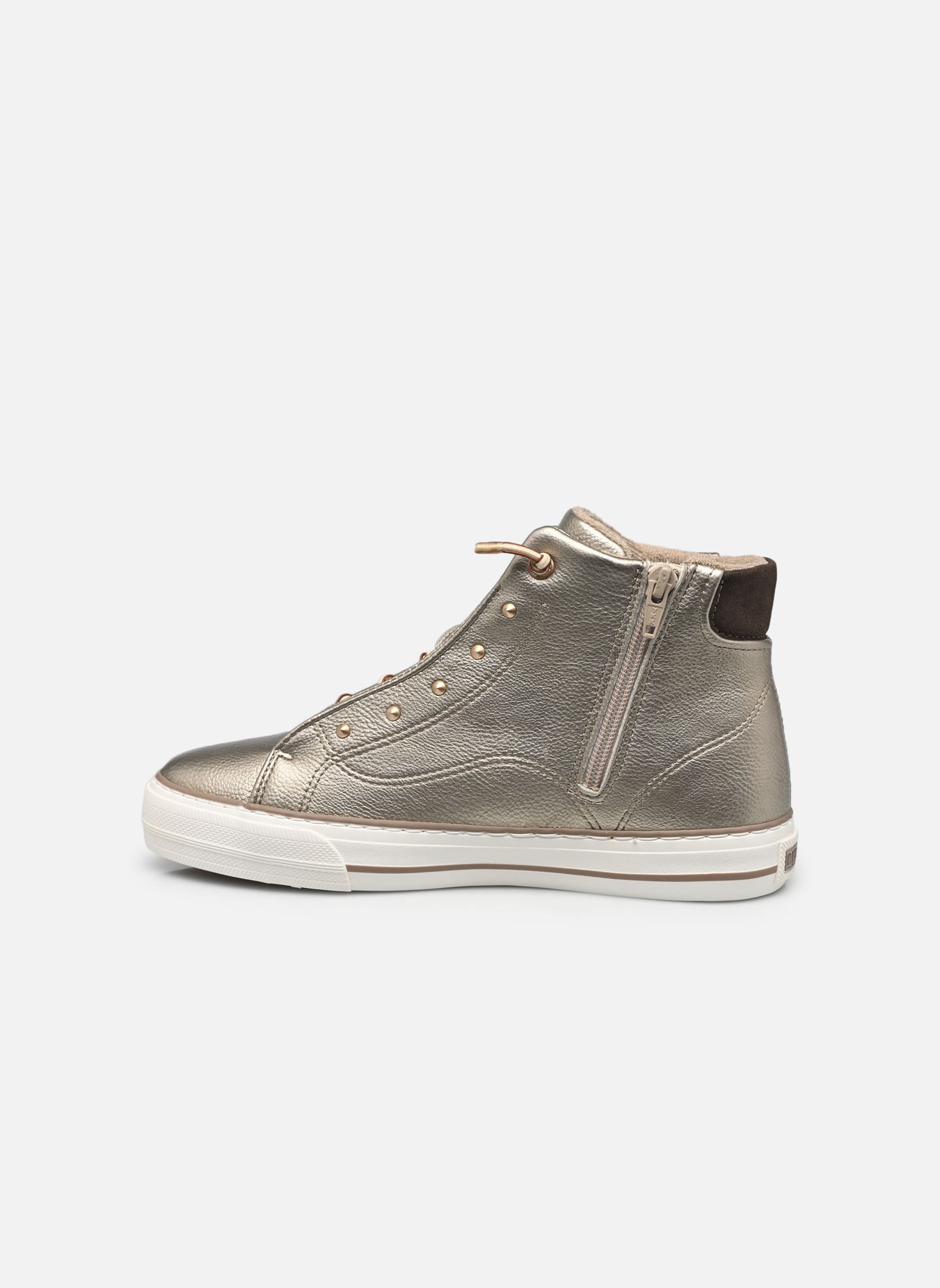 Hoge sneakers 1501501 dames goud en brons Mustang shoes Hoge sneakers 1501501 dames goud en brons CHAMPAGNER