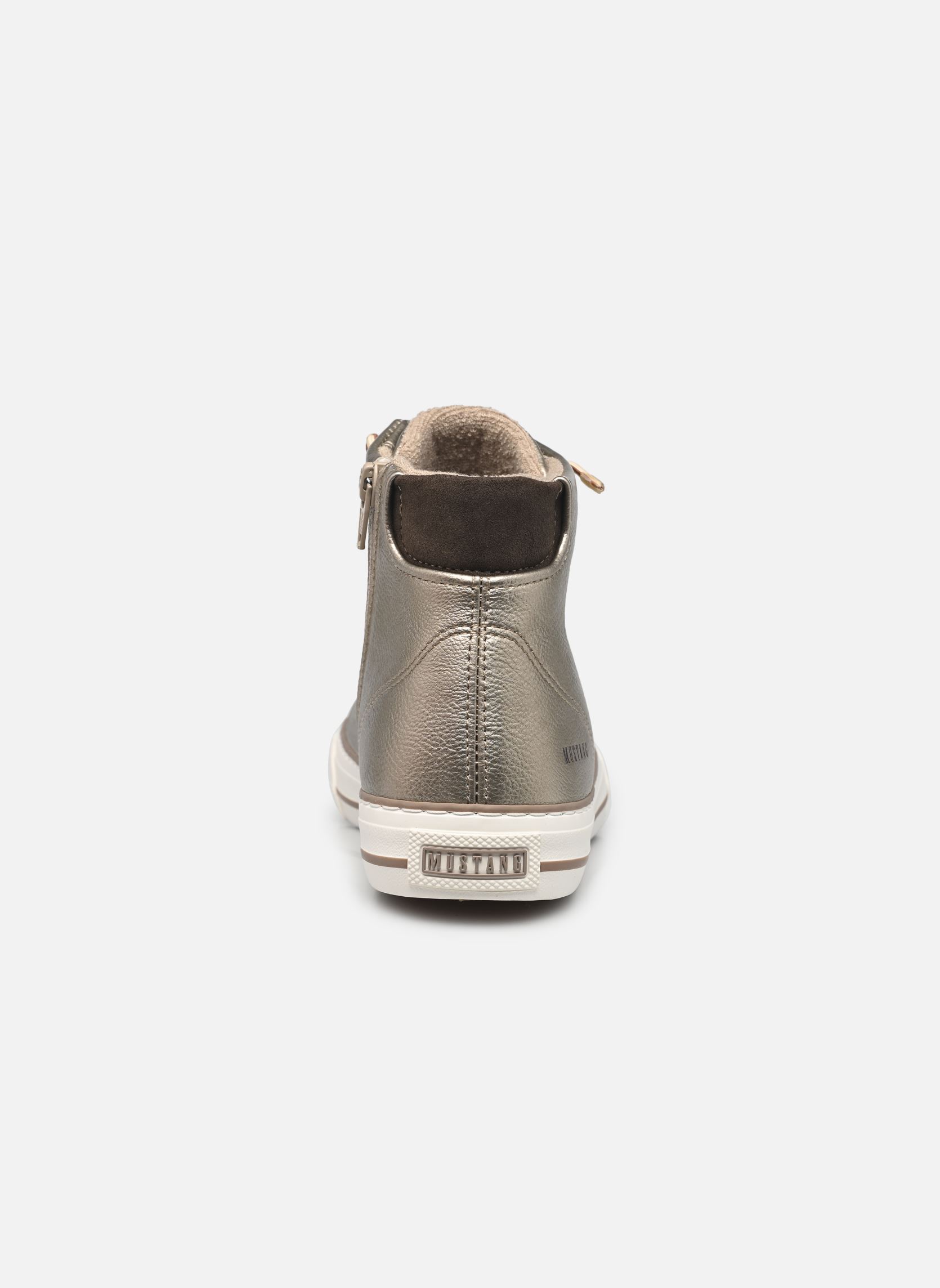 Hoge sneakers 1501501 dames goud en brons Mustang shoes Hoge sneakers 1501501 dames goud en brons CHAMPAGNER