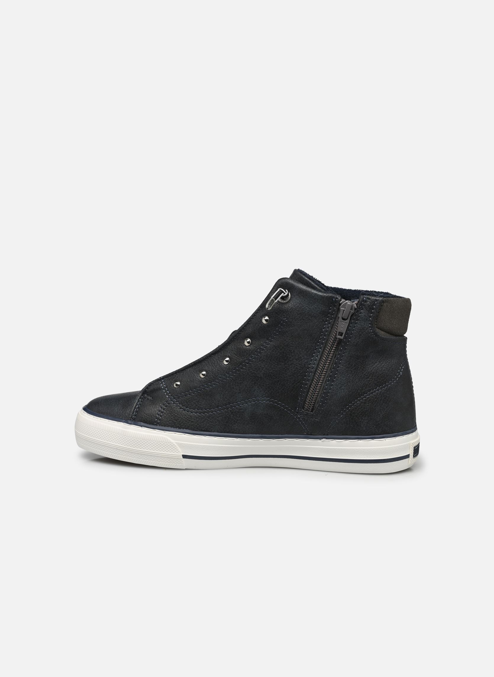Hoge sneakers 1501501 dames blauw Mustang shoes Hoge sneakers 1501501 dames blauw Navy