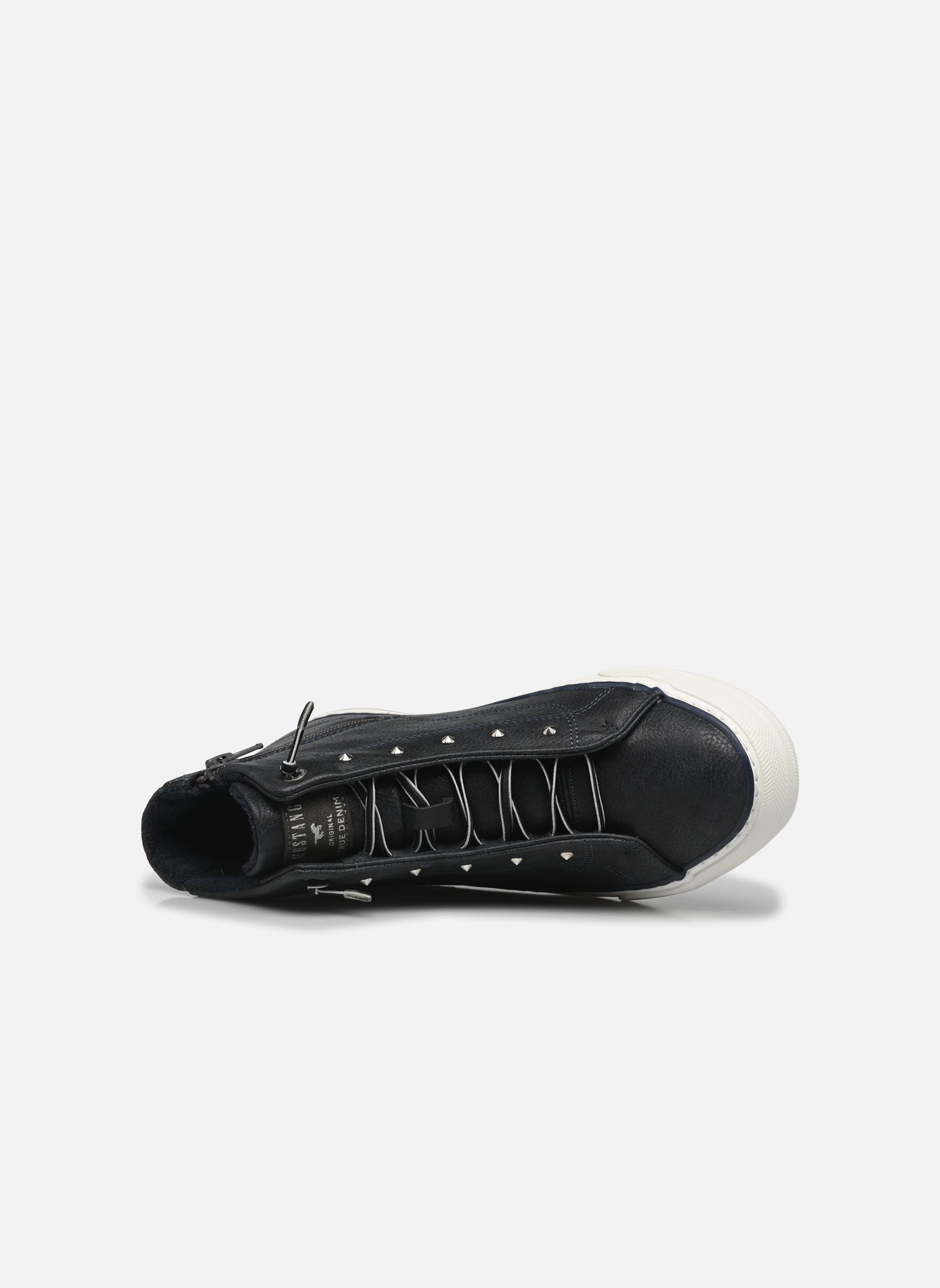 Hoge sneakers 1501501 dames blauw Mustang shoes Hoge sneakers 1501501 dames blauw Navy