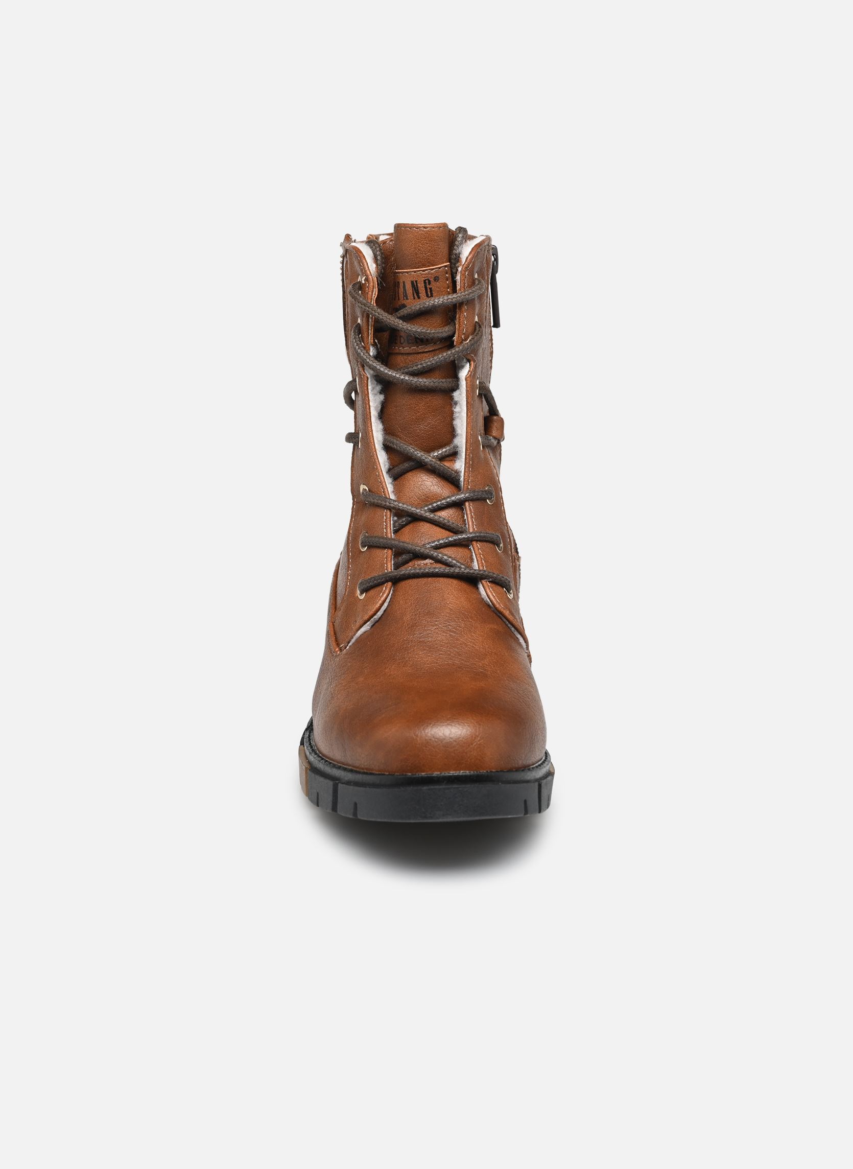 Botines con cordones 1443602 mujer marrón Mustang shoes Botines con cordones 1443602 mujer marrón Kastanie