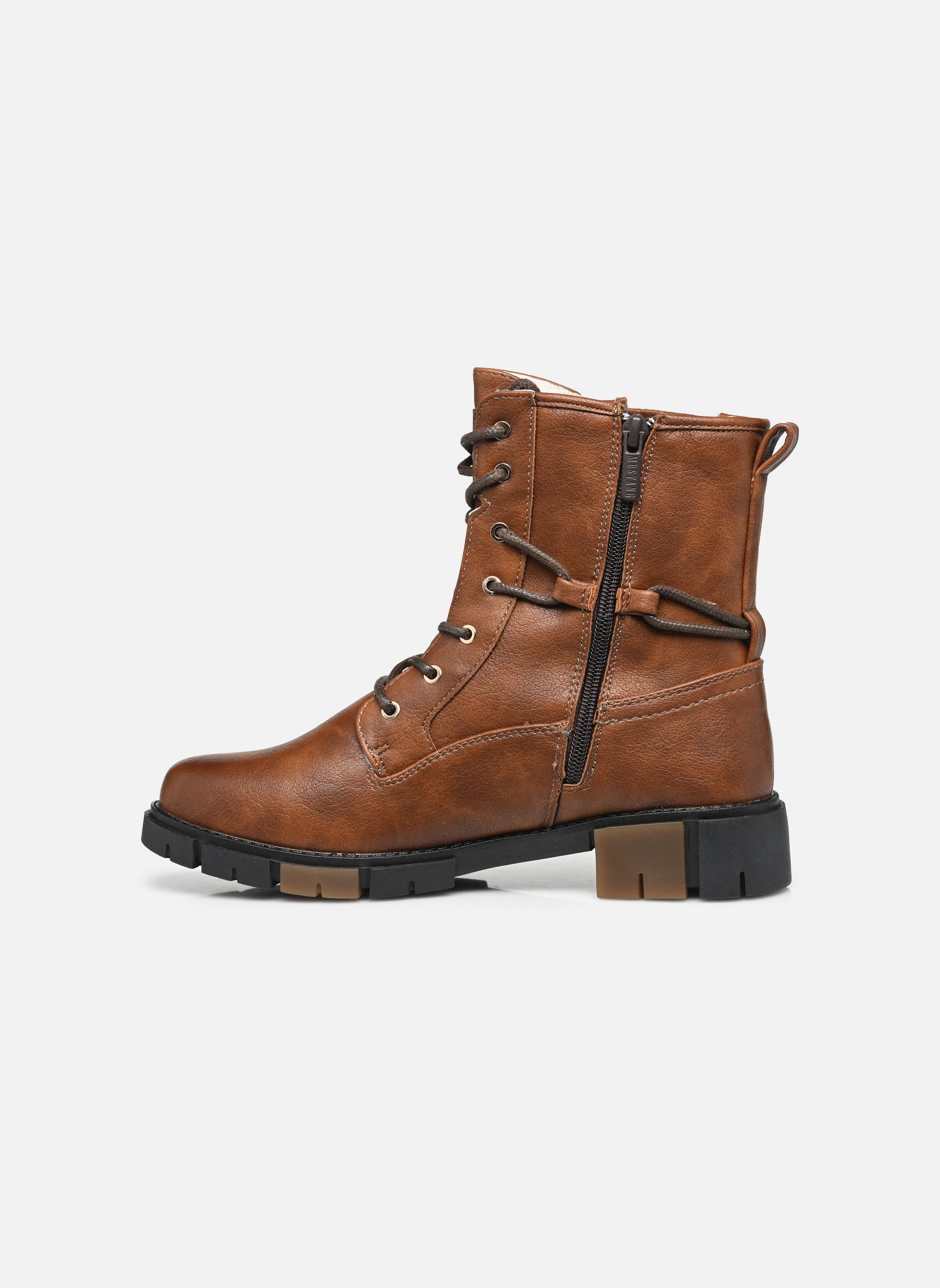 Botines con cordones 1443602 mujer marrón Mustang shoes Botines con cordones 1443602 mujer marrón Kastanie