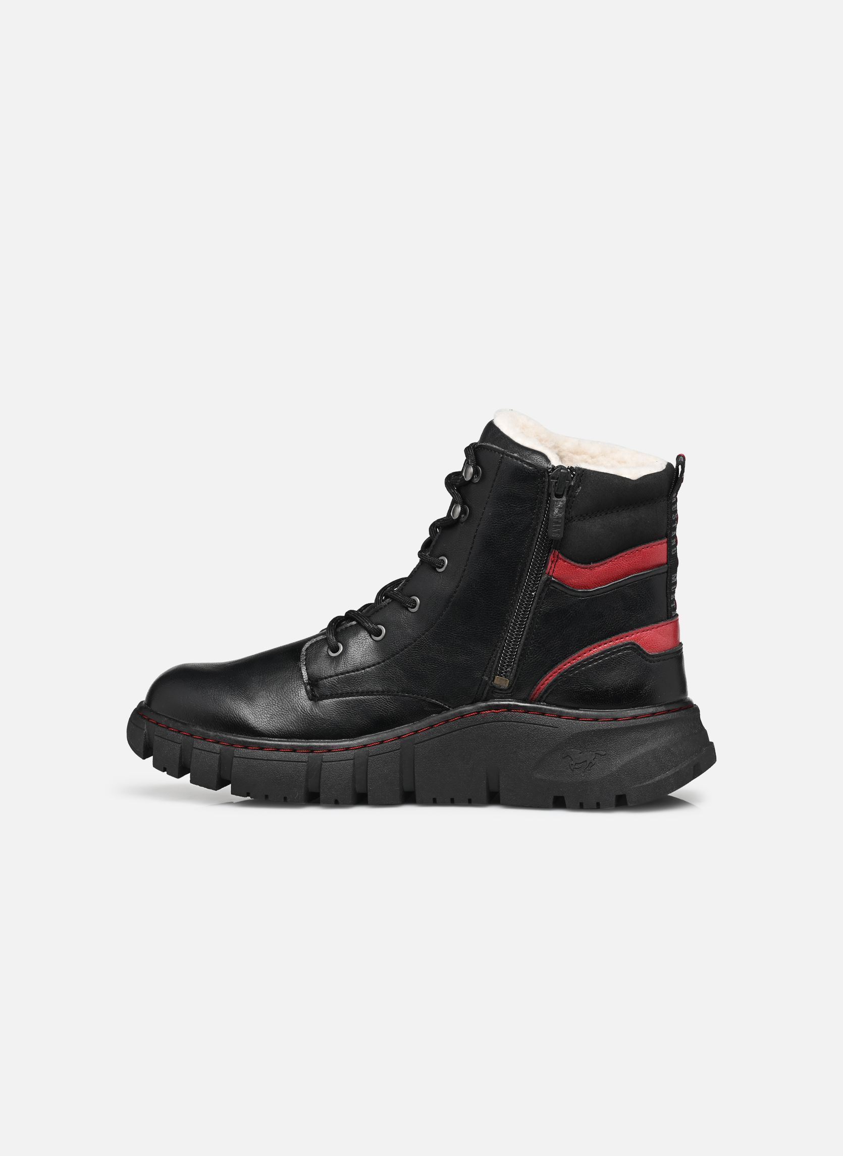 Bottines à lacets 1499601 femme noir Mustang shoes Bottines à lacets 1499601 femme noir Schwarz