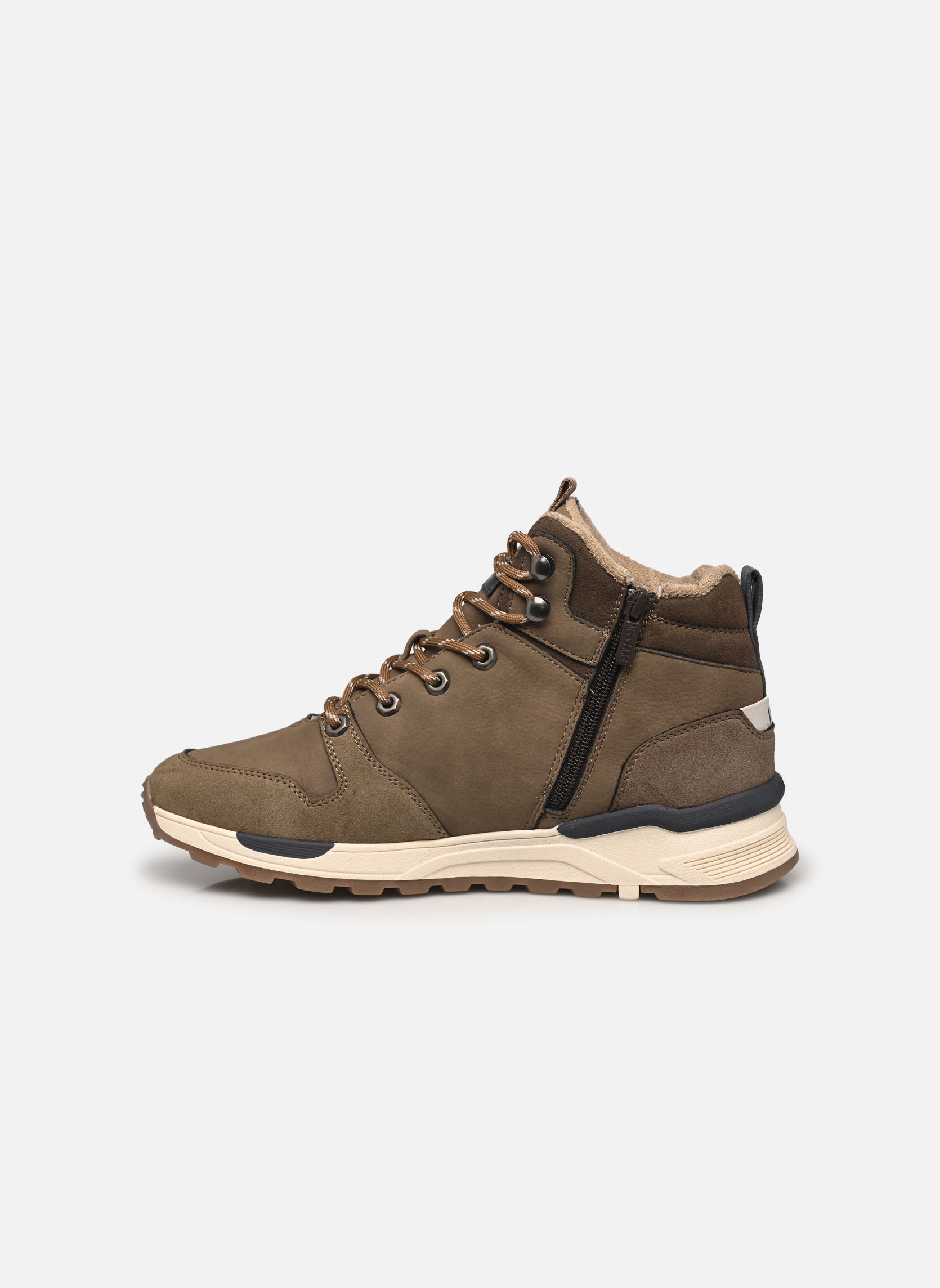 Hoge sneakers 4186504 heren groen Mustang shoes Hoge sneakers 4186504 heren groen Erde