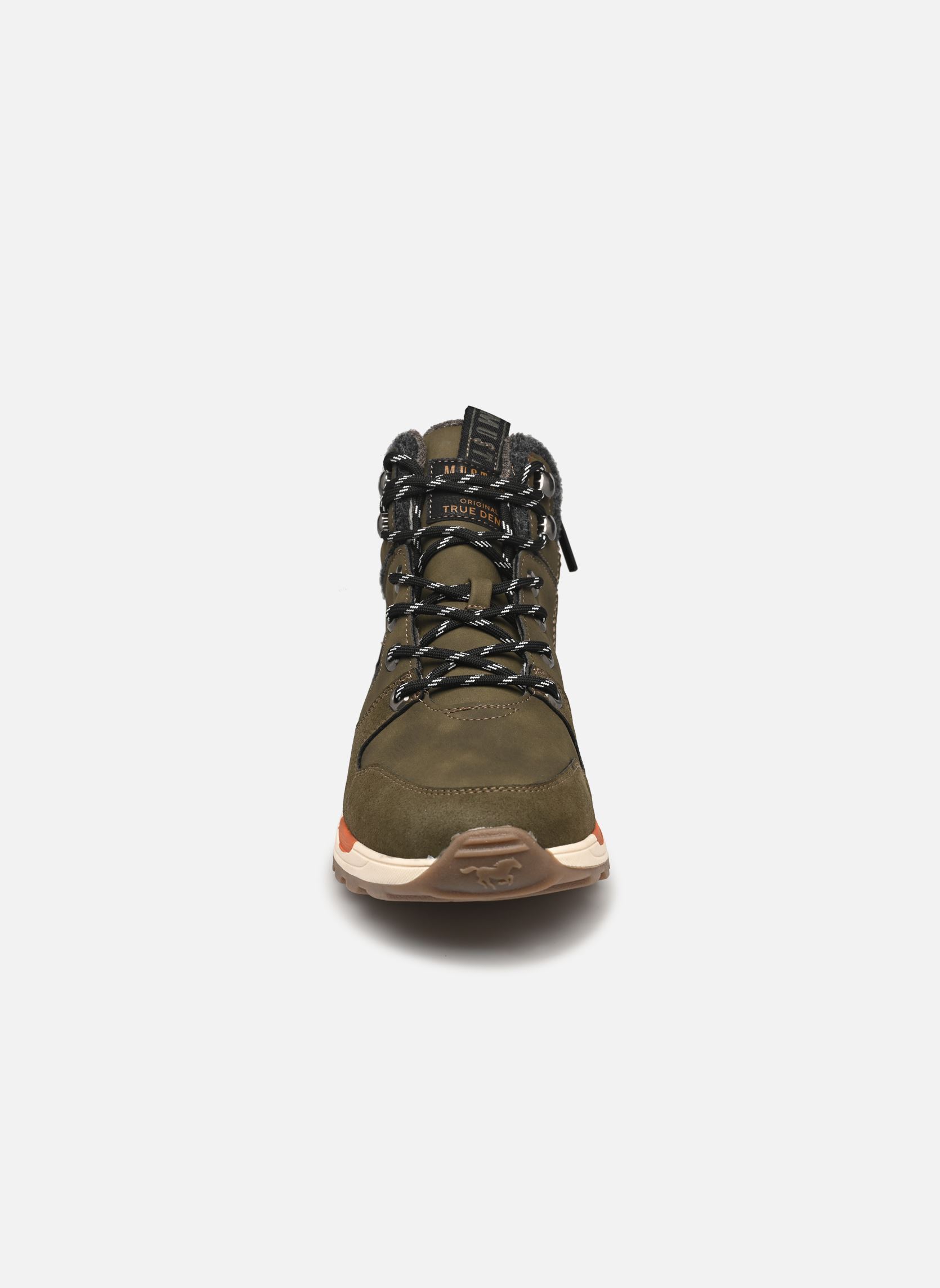 Knöchelhohe Sneaker 4186504 herren grün Mustang shoes Knöchelhohe Sneaker 4186504 herren grün Military