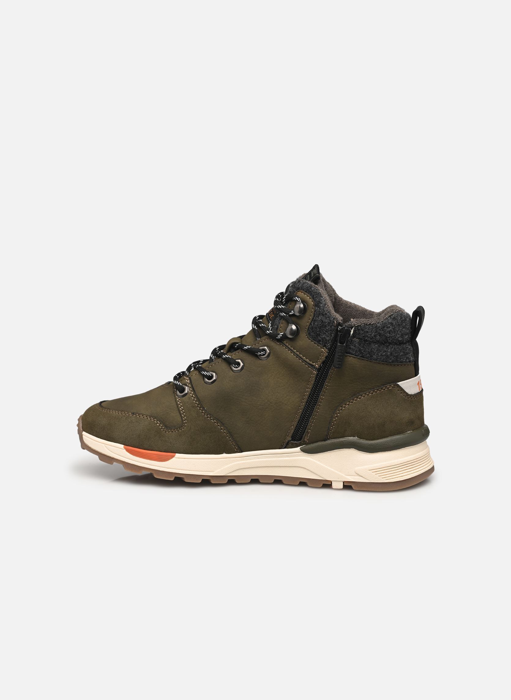 Knöchelhohe Sneaker 4186504 herren grün Mustang shoes Knöchelhohe Sneaker 4186504 herren grün Military