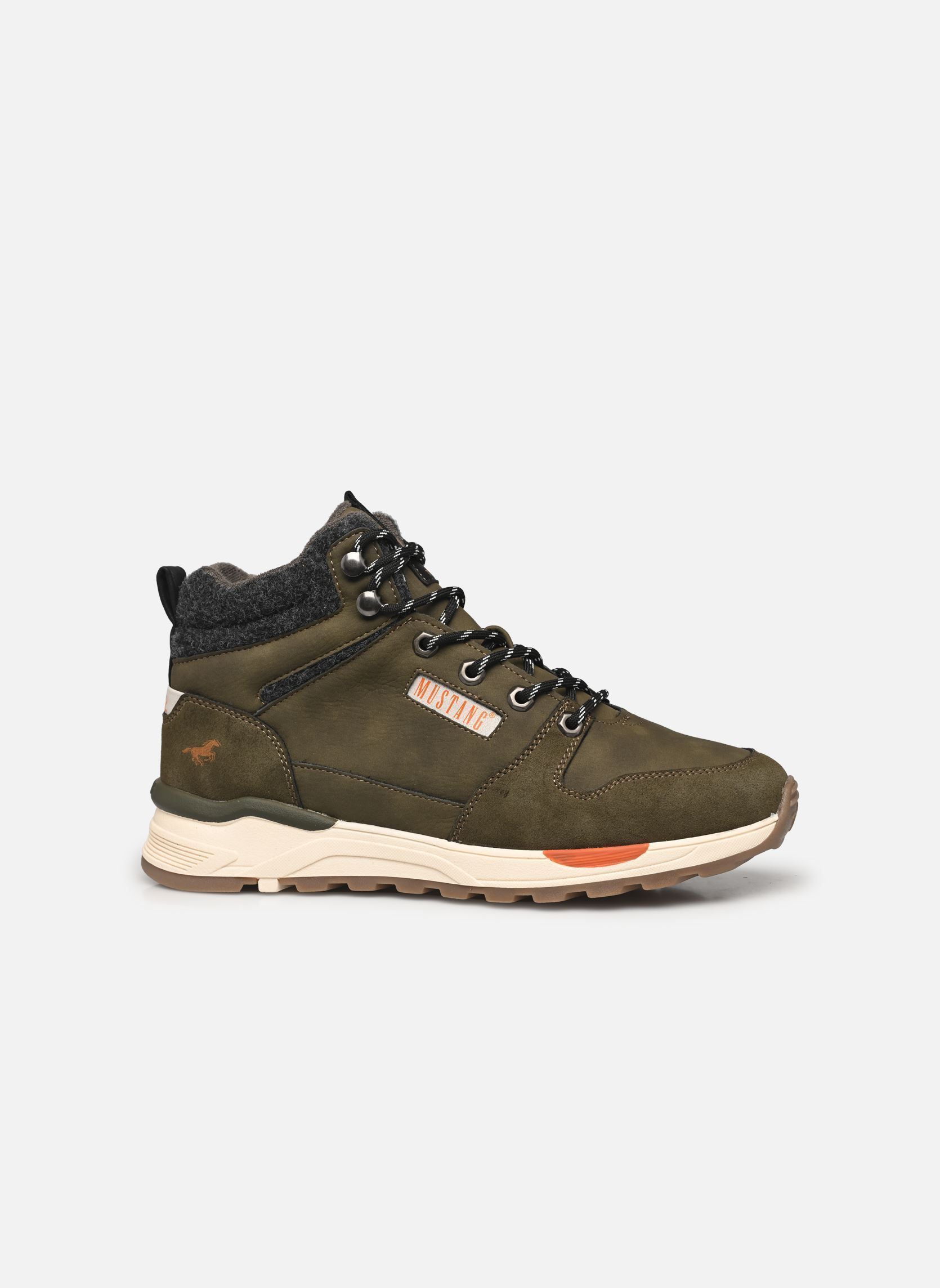 Knöchelhohe Sneaker 4186504 herren grün Mustang shoes Knöchelhohe Sneaker 4186504 herren grün Military