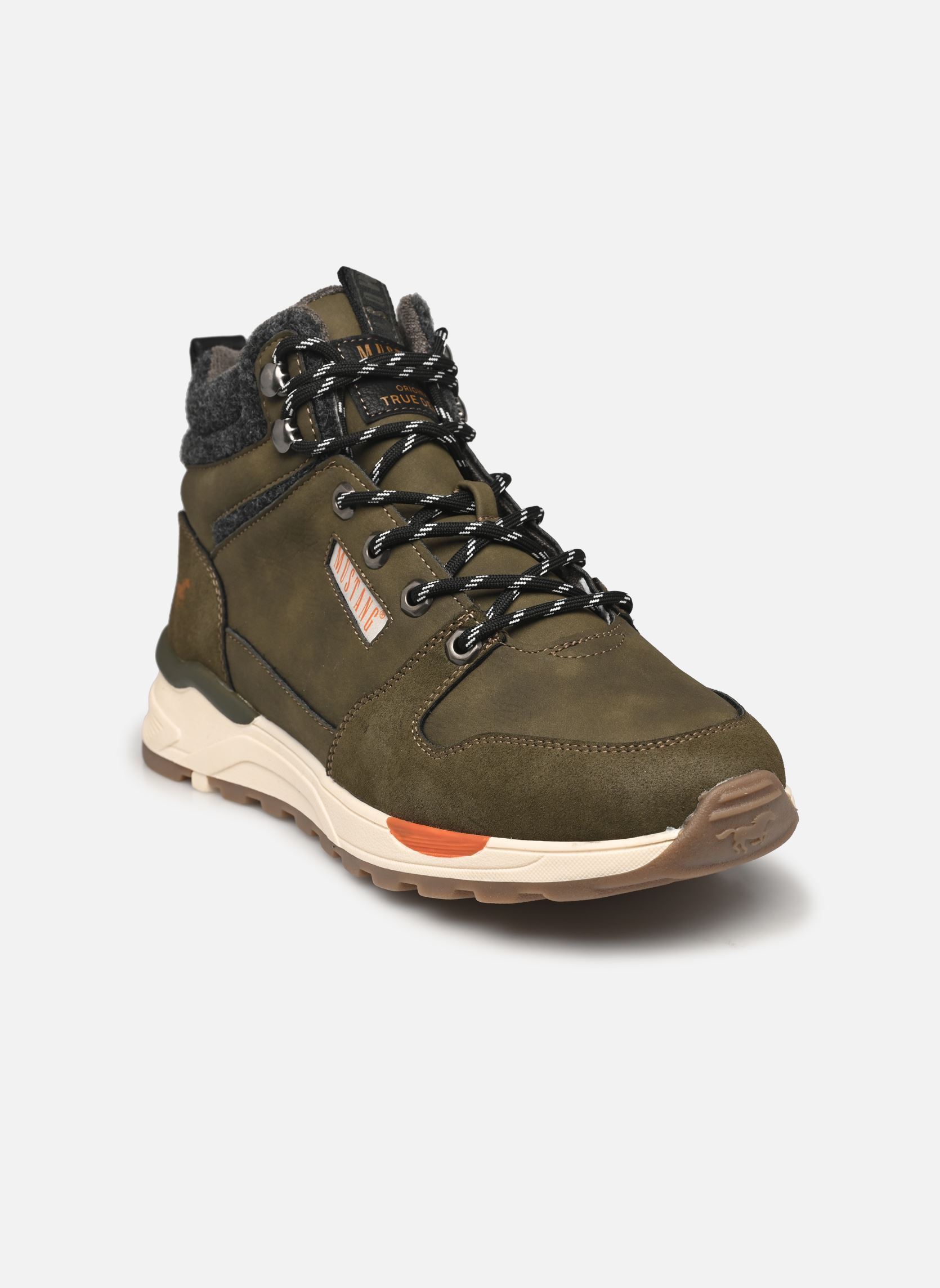 Knöchelhohe Sneaker 4186504 herren grün Mustang shoes Knöchelhohe Sneaker 4186504 herren grün Military