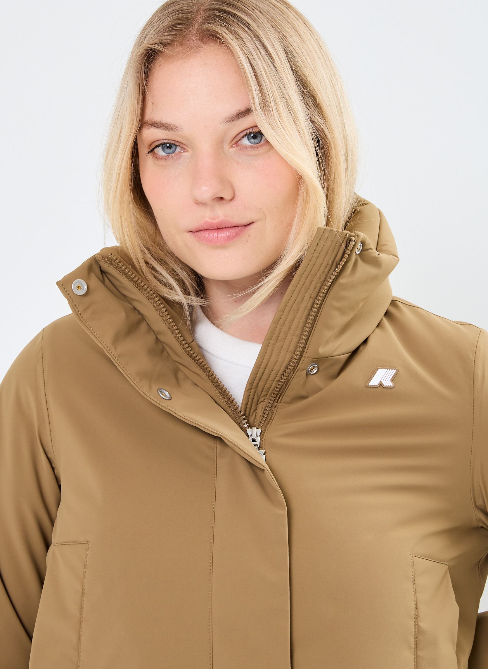 Chaquetas impermeables Marlette City Warn mujer marrón K-Way Chaquetas impermeables Marlette City Warn mujer marrón BROWN CORDA