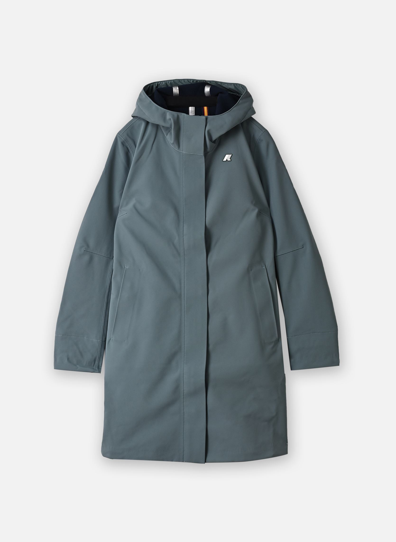Regenjassen Stephy Bonded V dames groen K-Way Regenjassen Stephy Bonded V dames groen GREEN BALSAM - BLUE DEPTH