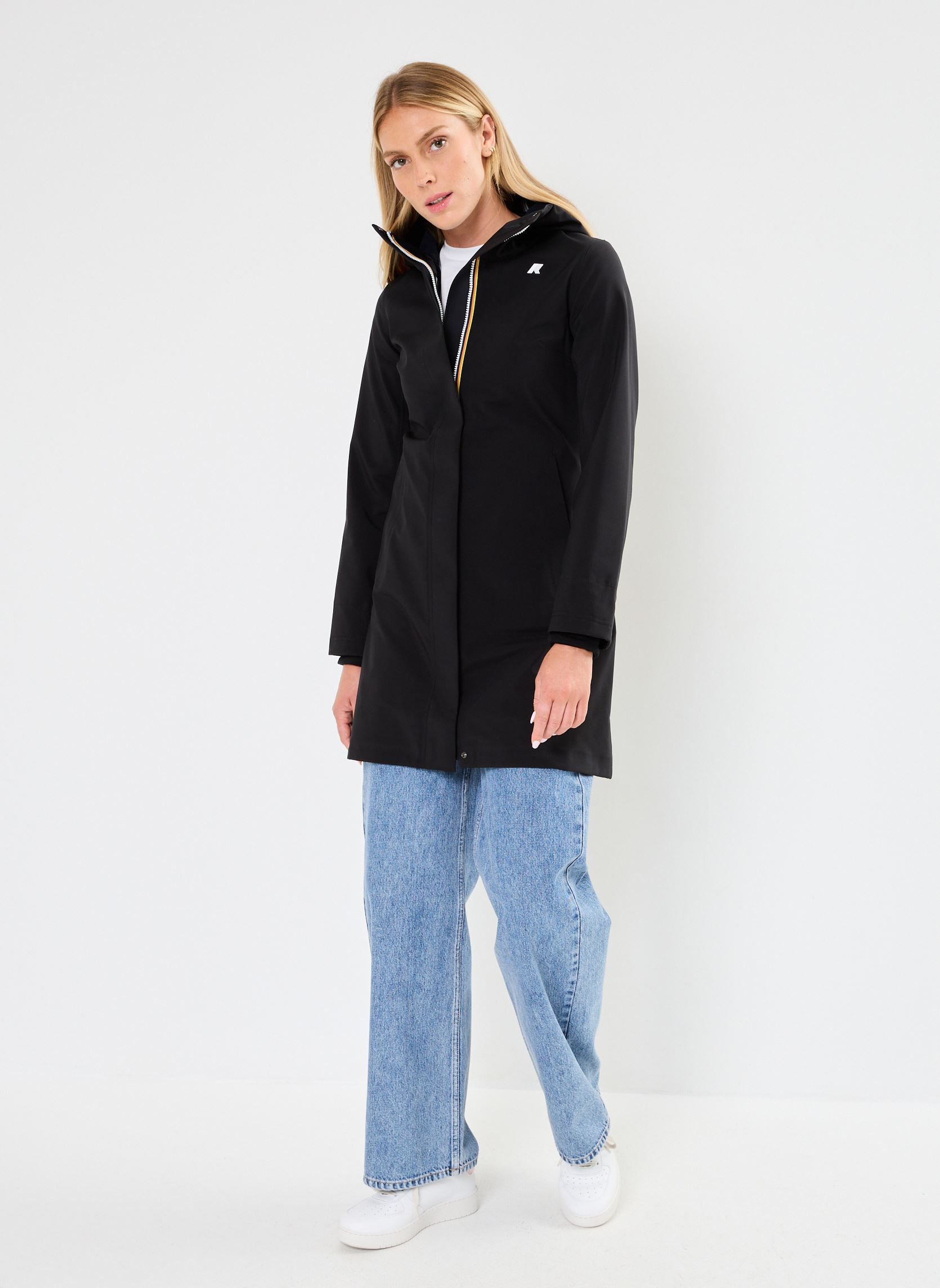 Regenjacken Stephy Bonded V damen mehrfarbig K-Way Regenjacken Stephy Bonded V damen mehrfarbig BLACK-BLUE DEPHT