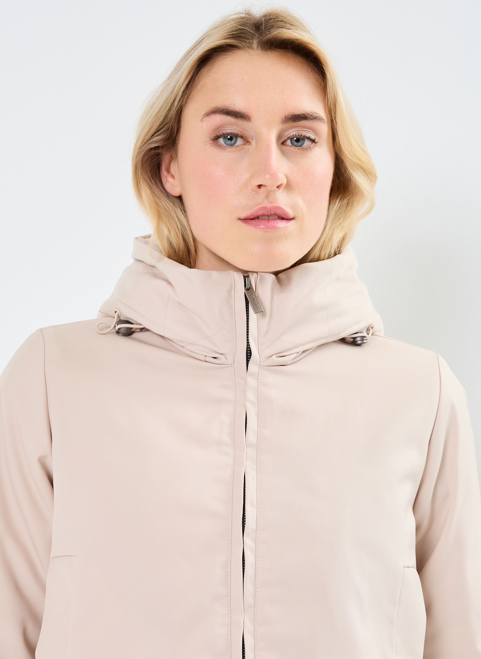 Vestes imperméable Olga Will Eco Fur femme beige K-Way Vestes imperméable Olga Will Eco Fur femme beige PINK TINT-NATURAL