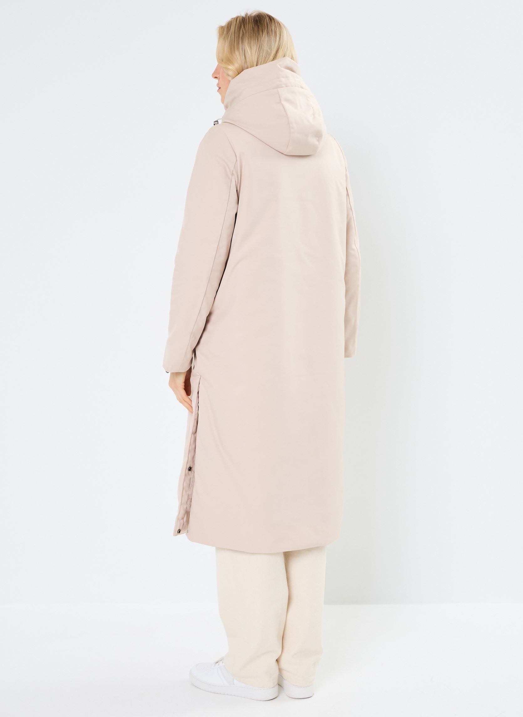 Manteaux Oller Twill Eco Fur femme beige K-Way Manteaux Oller Twill Eco Fur femme beige PINK TINT-NATURAL