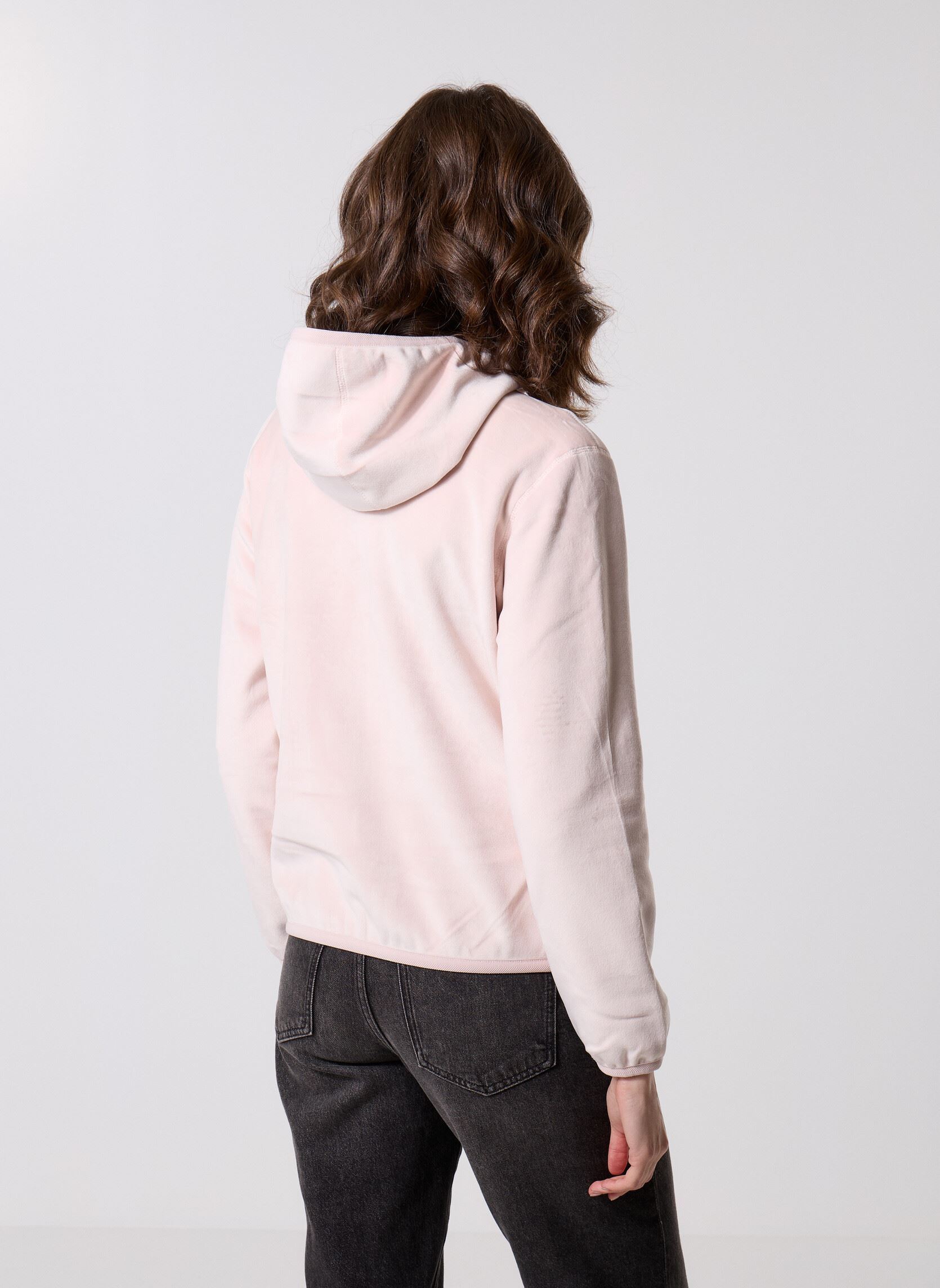 Vestes coupe-vents Lily Velour Polar Double femme rose K-Way Vestes coupe-vents Lily Velour Polar Double femme rose ROSE HUSHED - ROSE HUSHED