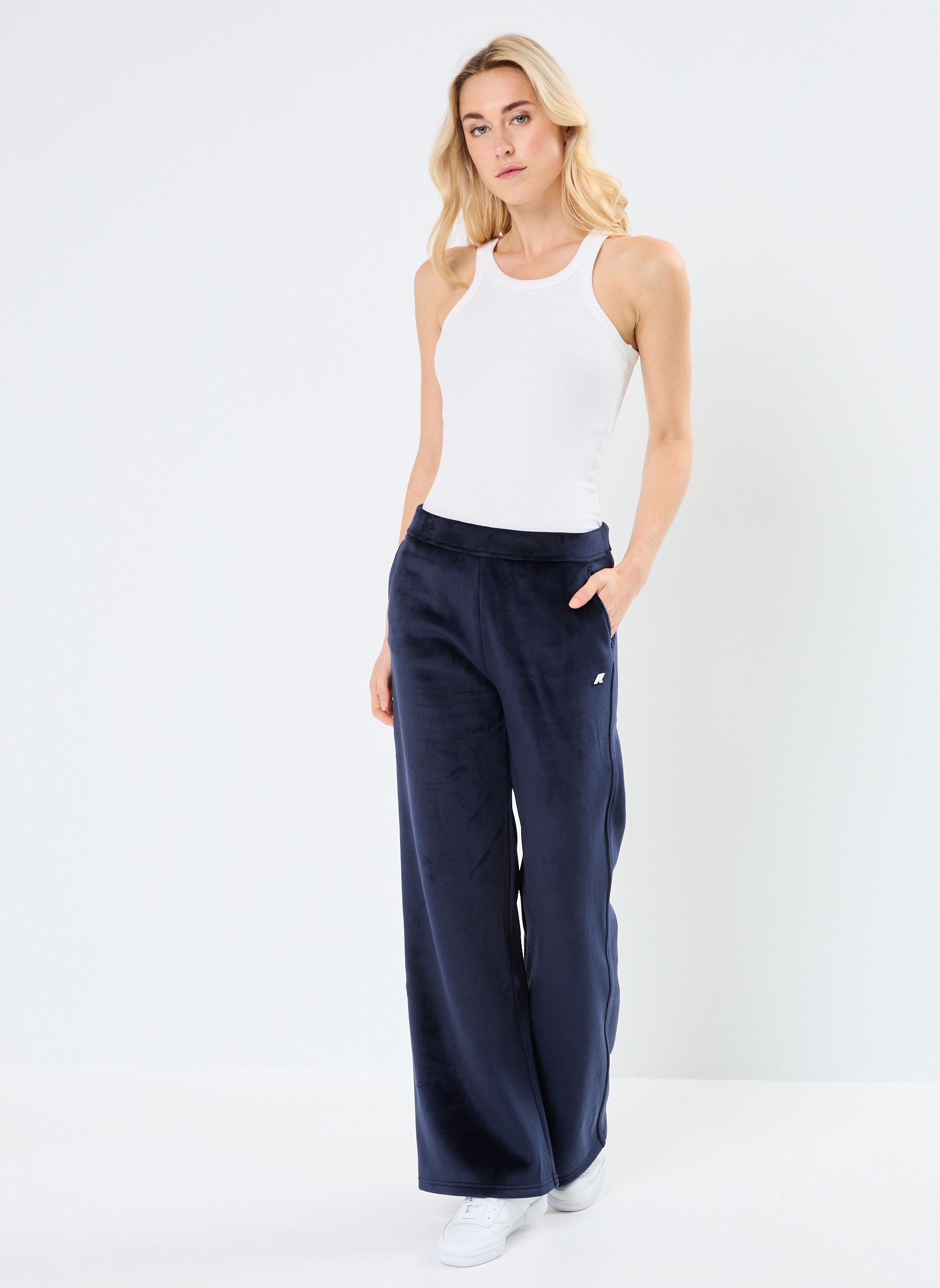 Bas de jogging Jenny Velour Polar femme bleu K-Way Bas de jogging Jenny Velour Polar femme bleu BLUE DEPHT