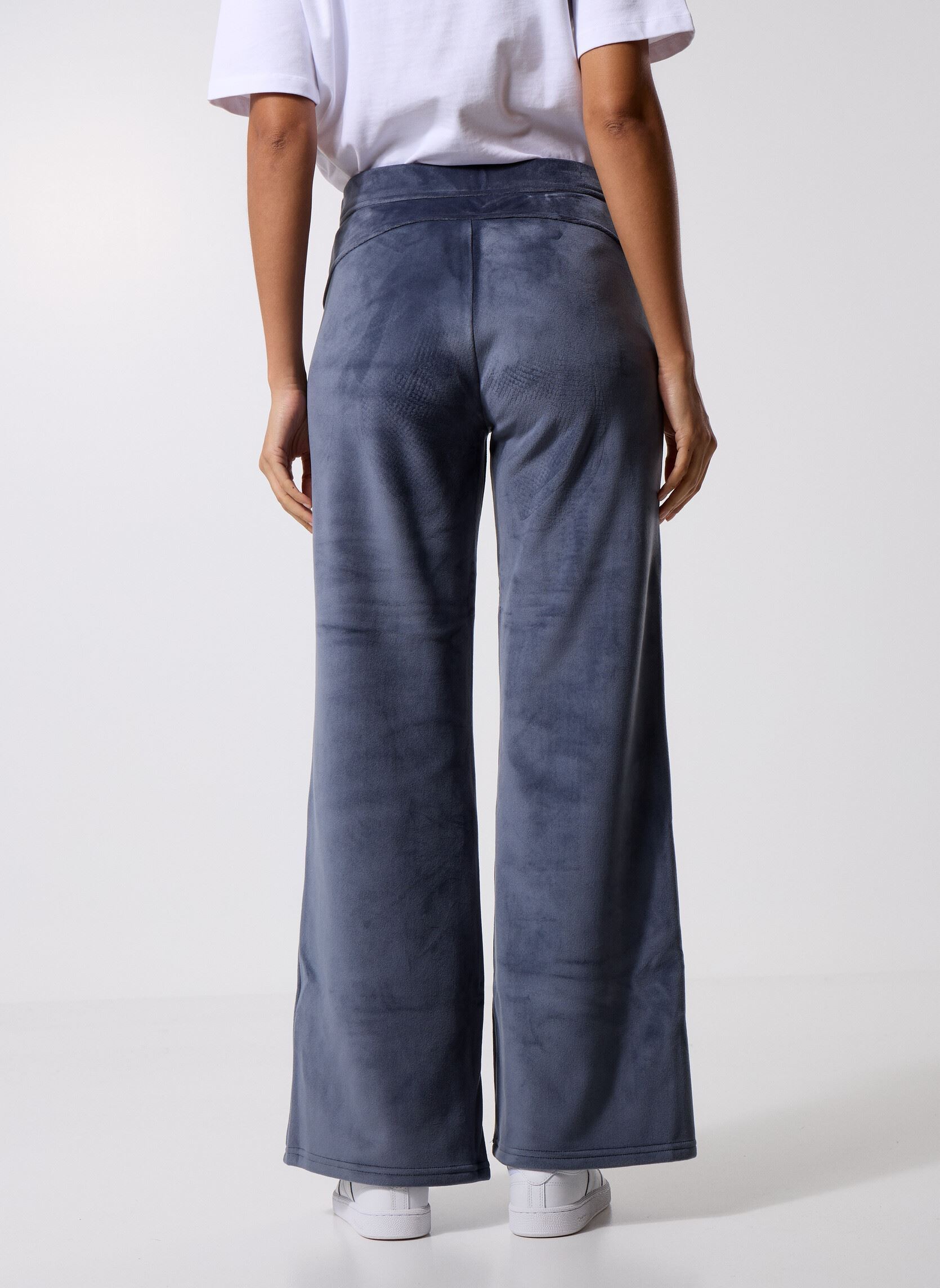 Jogginghosen Jenny Velour Polar damen blau K-Way Jogginghosen Jenny Velour Polar damen blau BLUE AIRFORCE COMBO