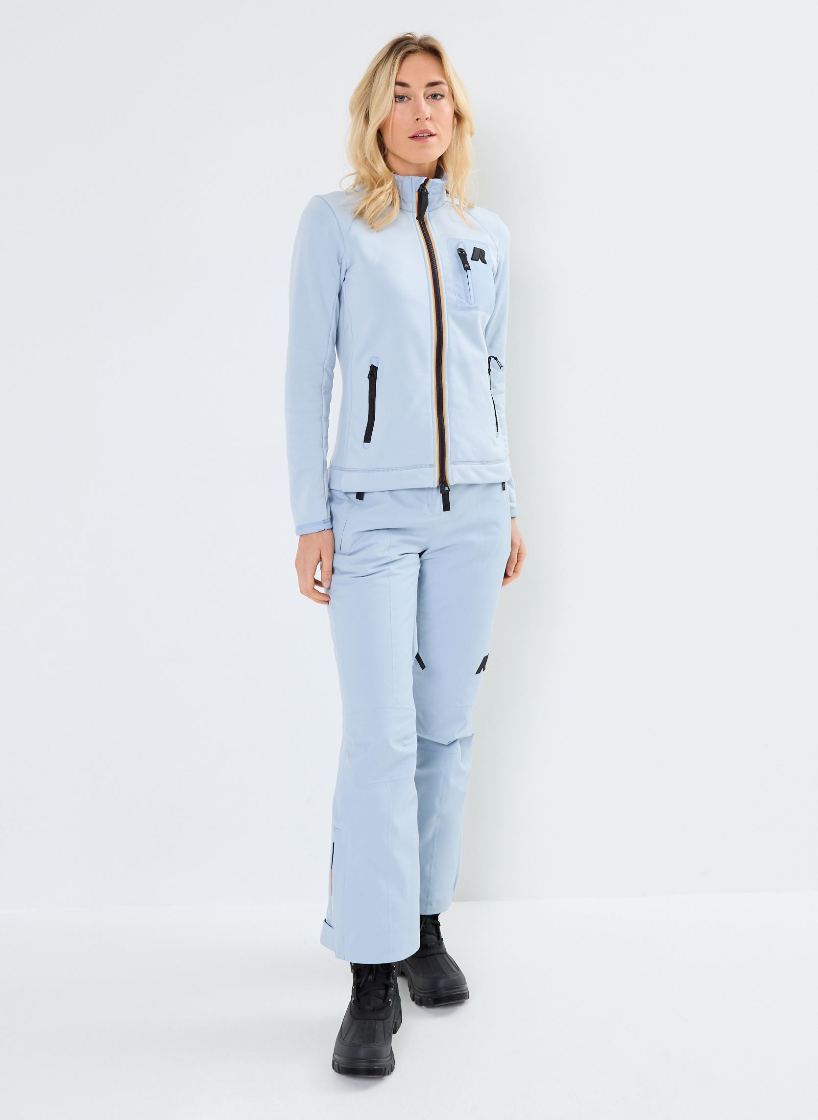 Weite Hosen Bonneval MicroTwill 2L - Ski damen blau K-Way Weite Hosen Bonneval MicroTwill 2L - Ski damen blau BLUE AVION