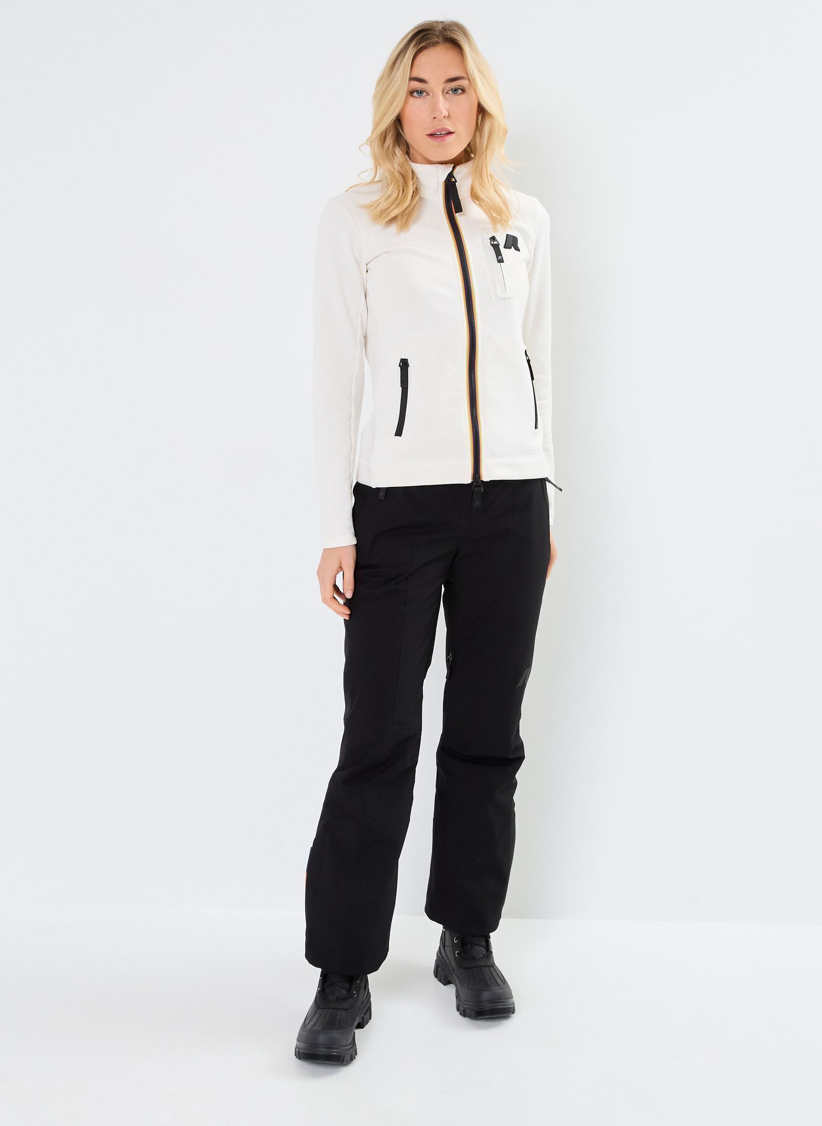 Vestes polaires Marnaz - Ski femme blanc K-Way Vestes polaires Marnaz - Ski femme blanc WHITE GARDENIA