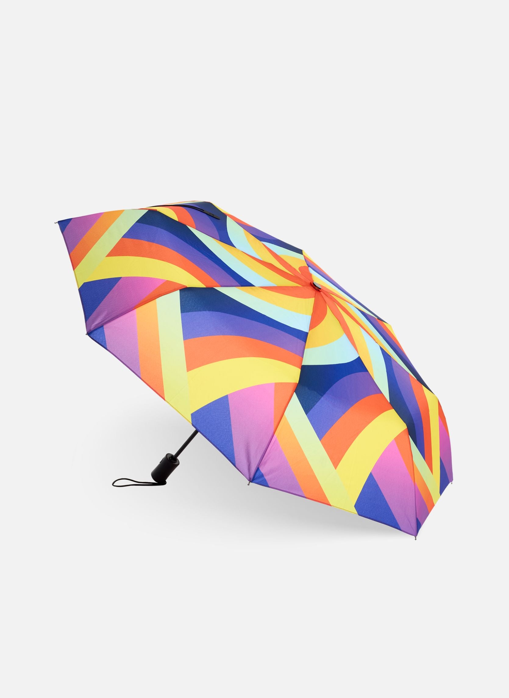 Parapluie Arc-en-ciel Extra Fort, Grande Taille, à Auvent Droit – Modèle Multicolore Ultra Résistant