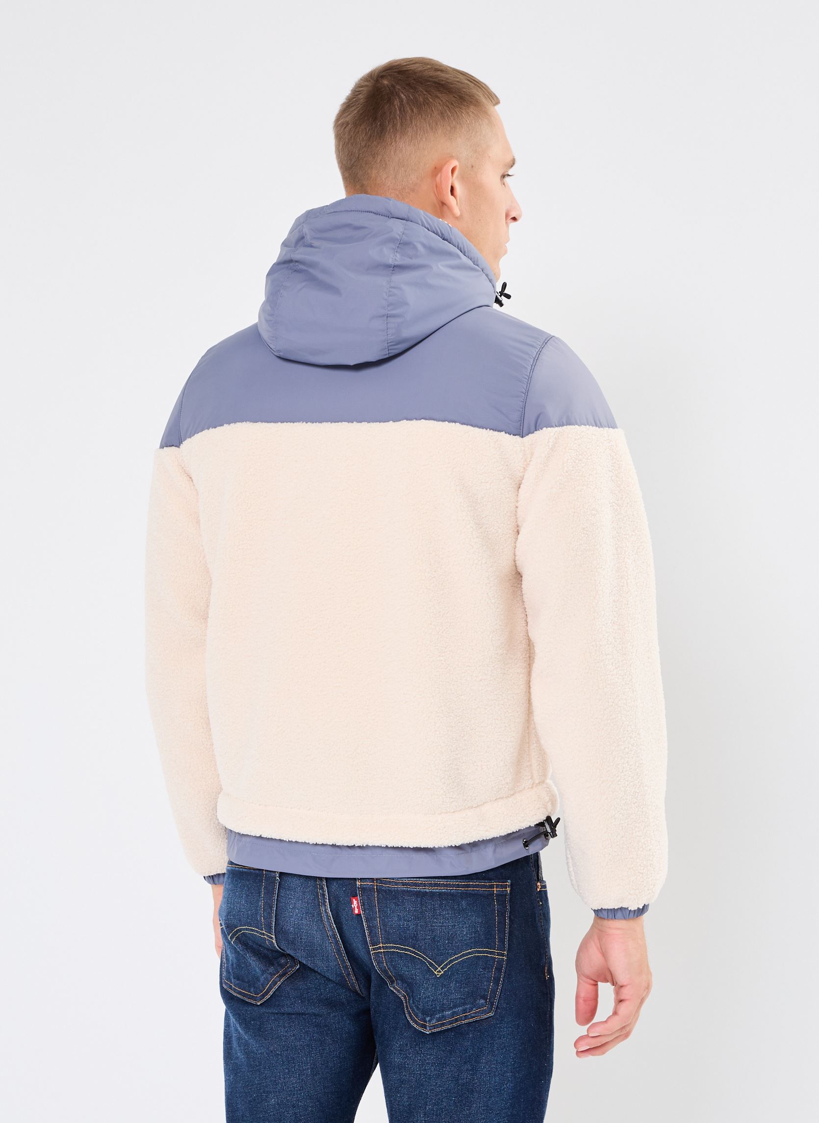 Vestes Le Vrai 3.0 Jildaz Orsetto homme beige K-Way Vestes Le Vrai 3.0 Jildaz Orsetto homme beige ECRU-GREY BLUE AVION
