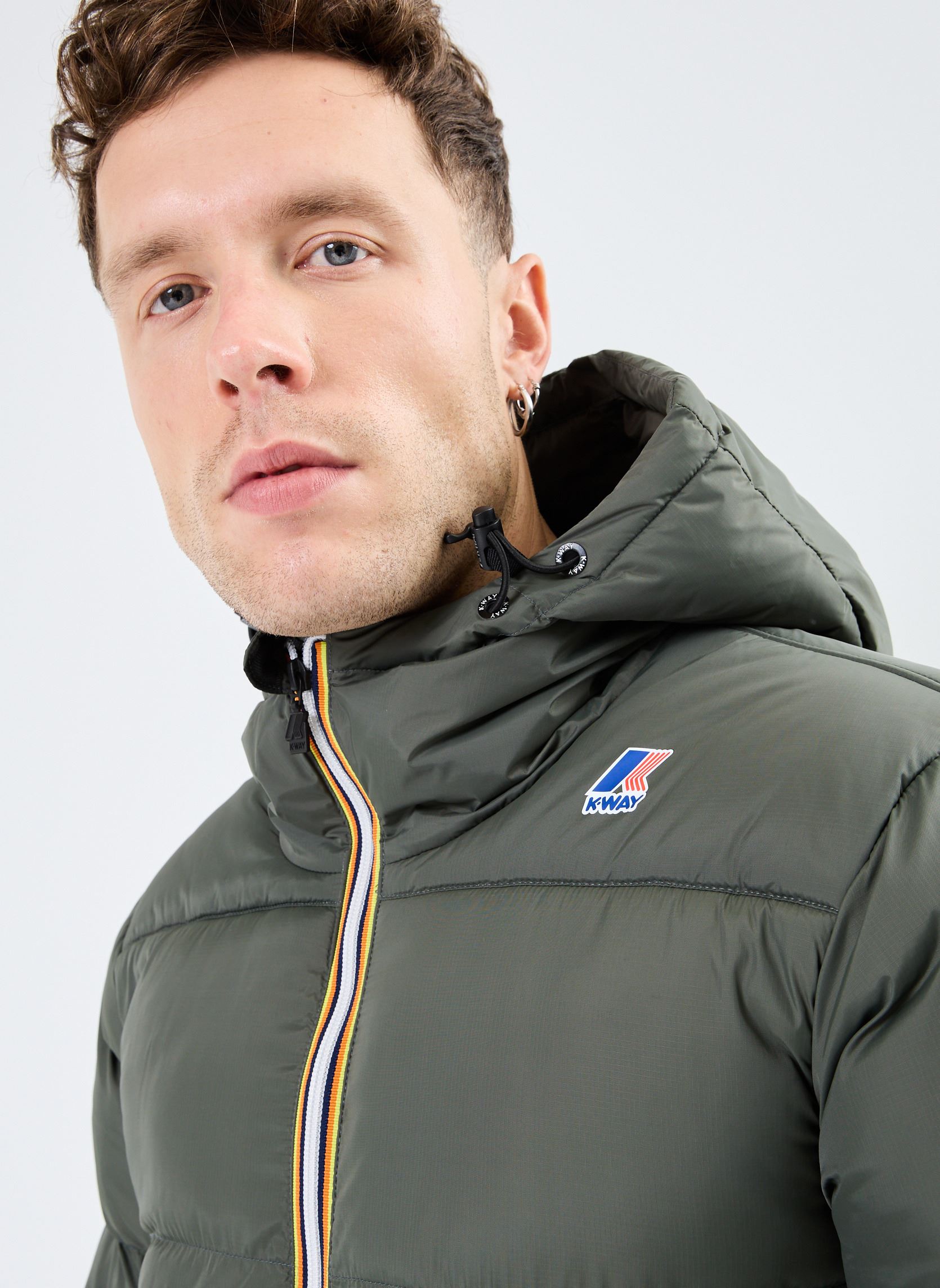 Doudounes Le Vrai 3.0 Claude Heavy Warm homme vert K-Way Doudounes Le Vrai 3.0 Claude Heavy Warm homme vert Green Black