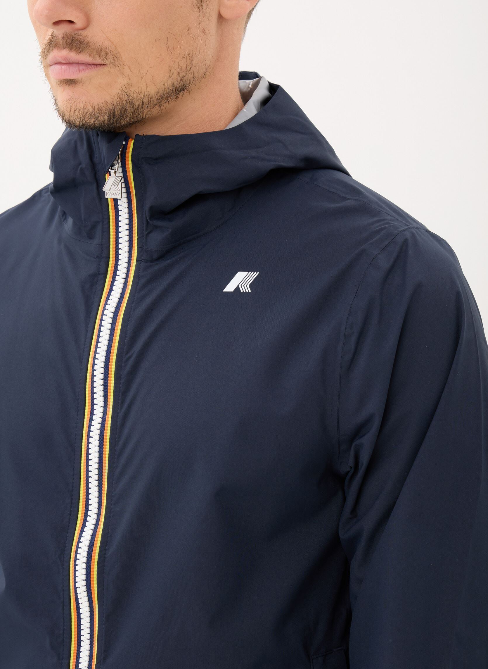 Wasserdichte Jacken Jack Stretch Dot herren blau K-Way Wasserdichte Jacken Jack Stretch Dot herren blau DEPHT BLUE