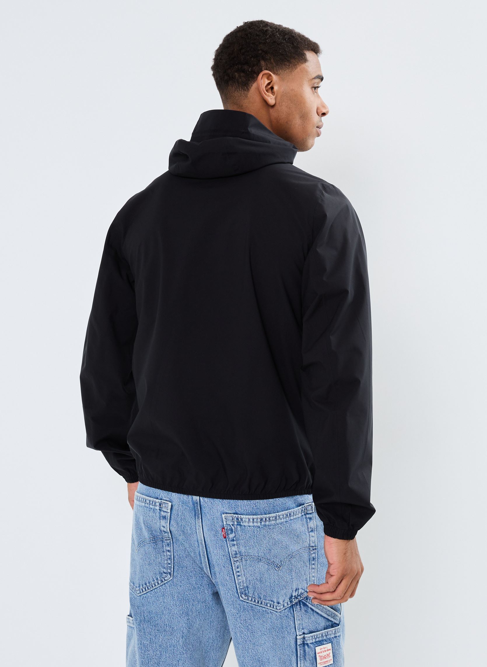 Wasserdichte Jacken Jack Stretch Dot herren schwarz K-Way Wasserdichte Jacken Jack Stretch Dot herren schwarz BLACK PURE