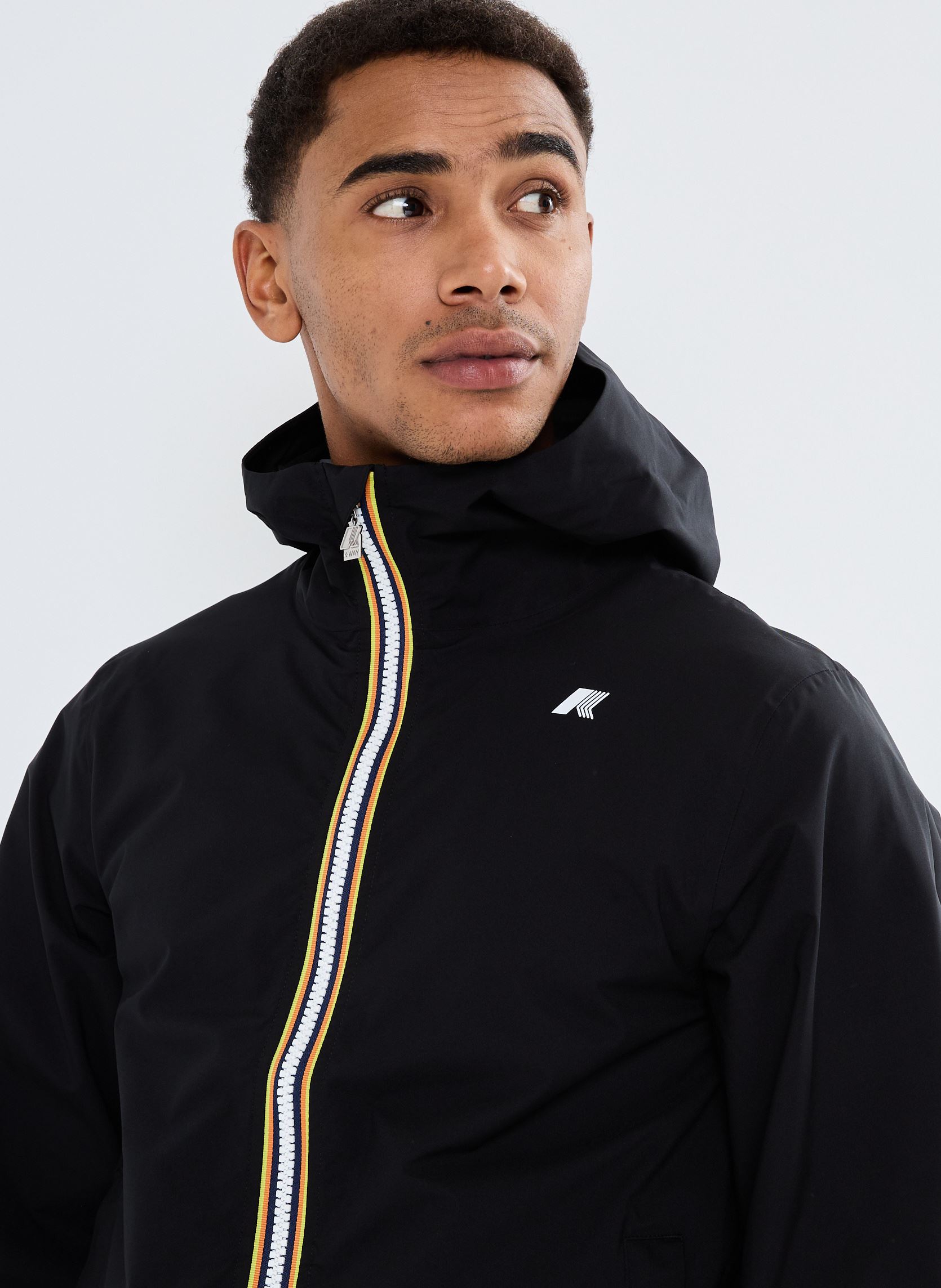 Wasserdichte Jacken Jack Stretch Dot herren schwarz K-Way Wasserdichte Jacken Jack Stretch Dot herren schwarz BLACK PURE