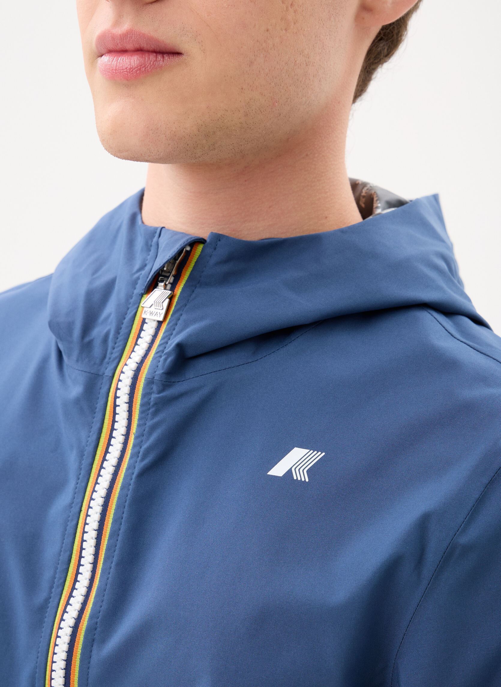 Wasserdichte Jacken Jack Stretch Dot herren blau K-Way Wasserdichte Jacken Jack Stretch Dot herren blau BLUE INSIGNIA