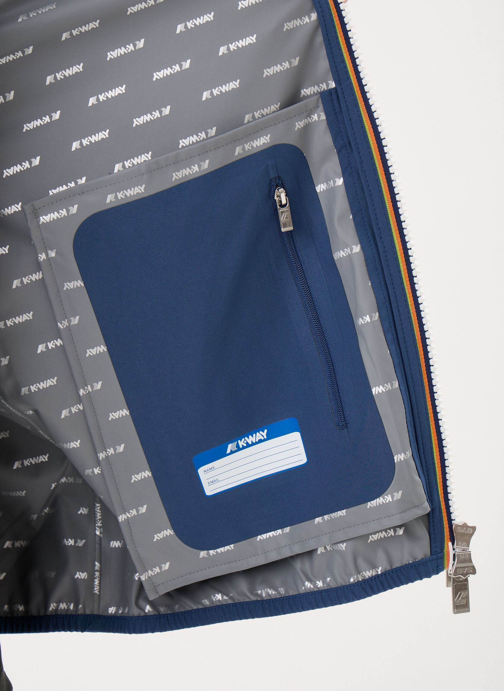 Wasserdichte Jacken Jack Stretch Dot herren blau K-Way Wasserdichte Jacken Jack Stretch Dot herren blau BLUE INSIGNIA