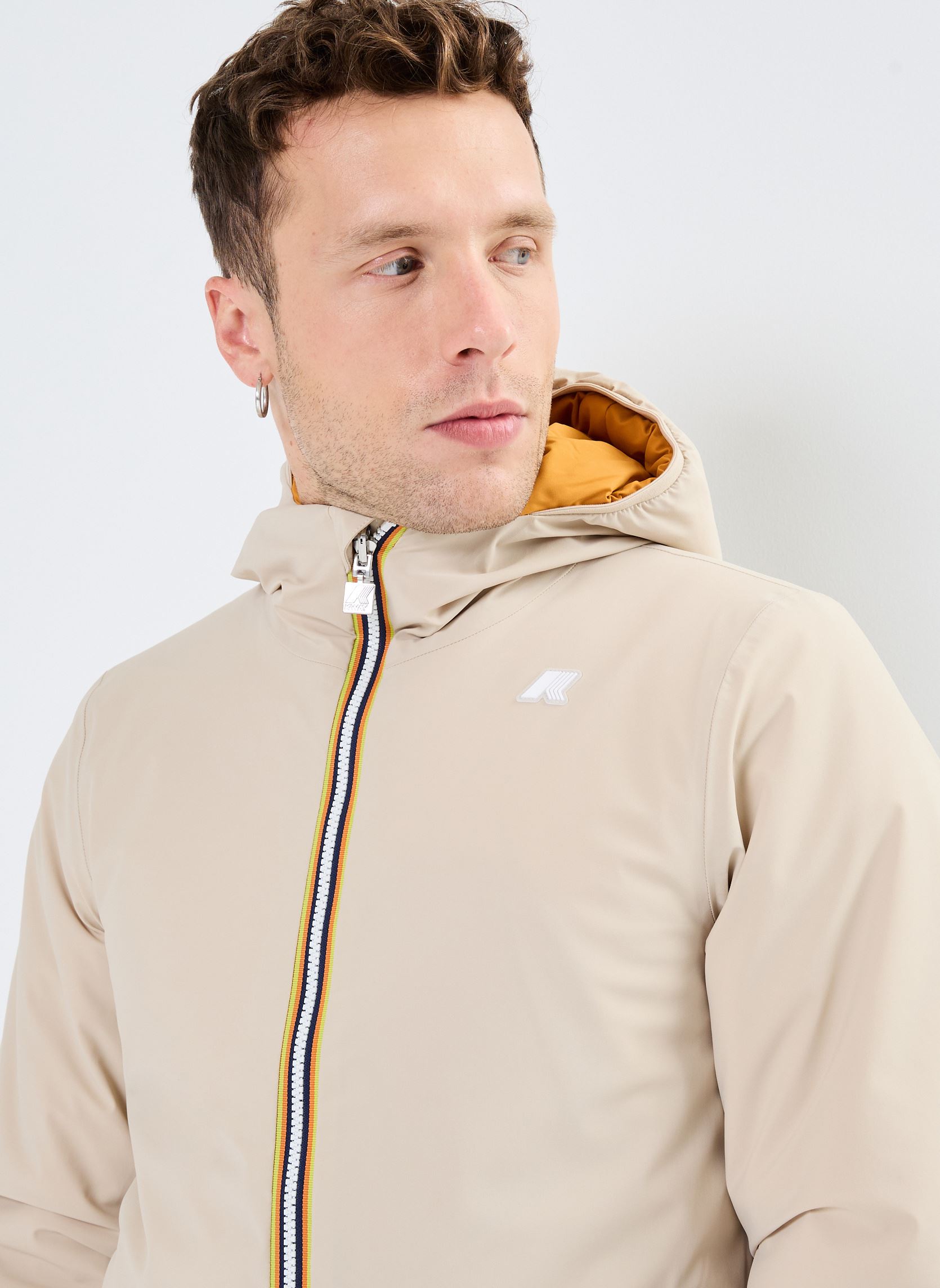 Wasserdichte Jacken Jack Warm Double - Reversible herren mehrfarbig K-Way Wasserdichte Jacken Jack Warm Double - Reversible herren mehrfarbig BEIGE G -YELLOW I