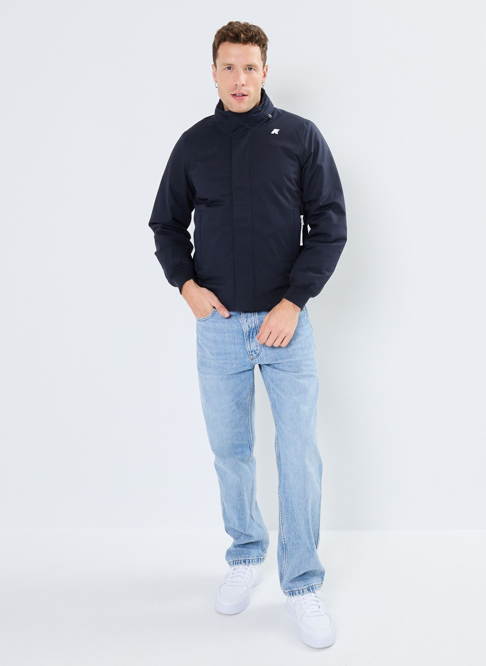 Bomberjacken Amaury twill Marmotta herren blau K-Way Bomberjacken Amaury twill Marmotta herren blau BLUE D - BLUE A