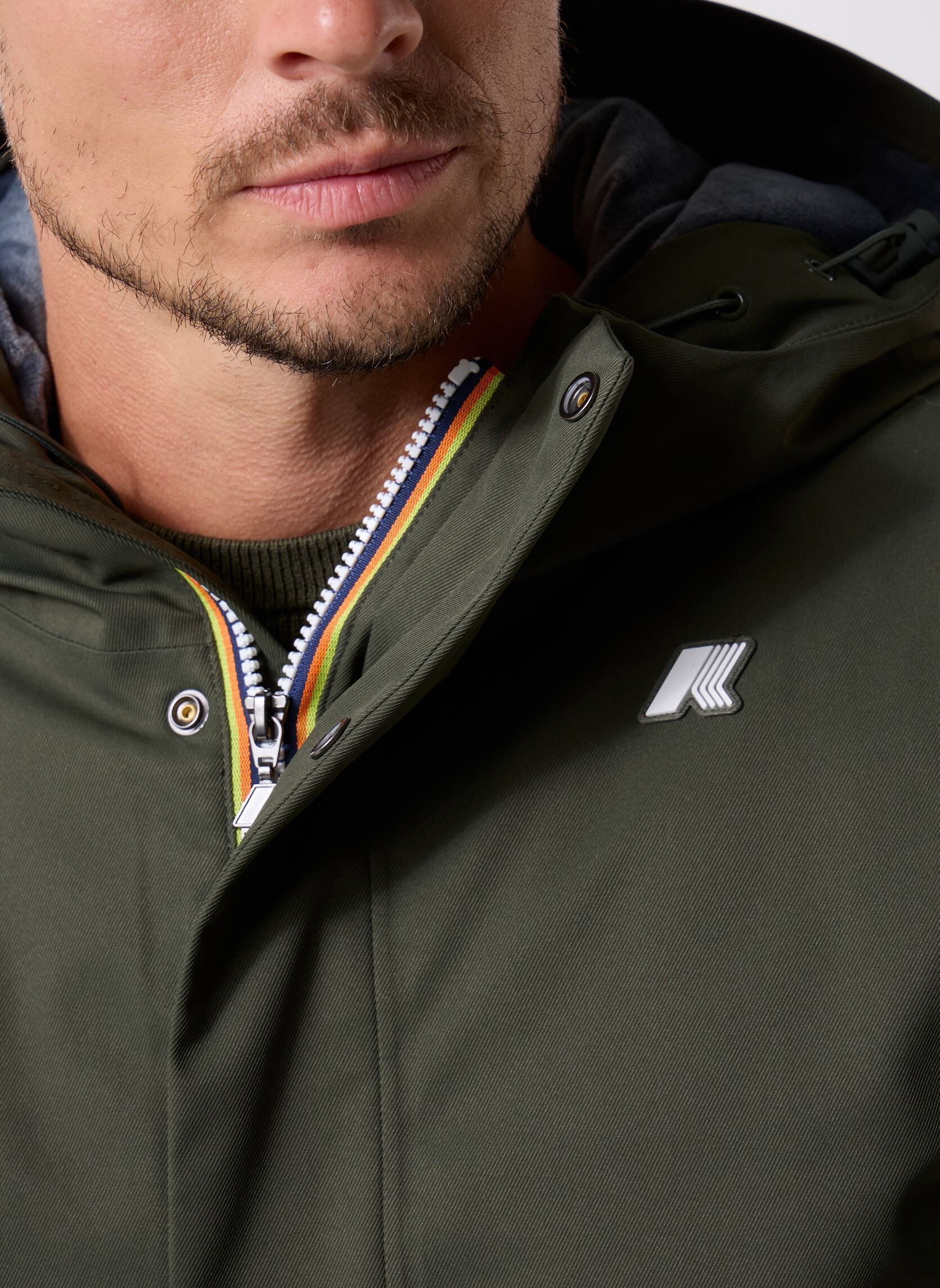 Vestes imperméables Jarno Twill Marmotta homme vert K-Way Vestes imperméables Jarno Twill Marmotta homme vert GREEN B-BLUE A