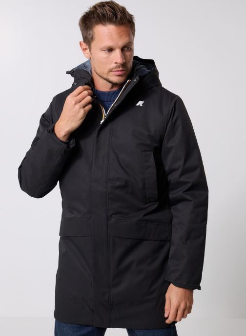 K-Way Vestes imperméables Jarno Twill Marmotta homme noir