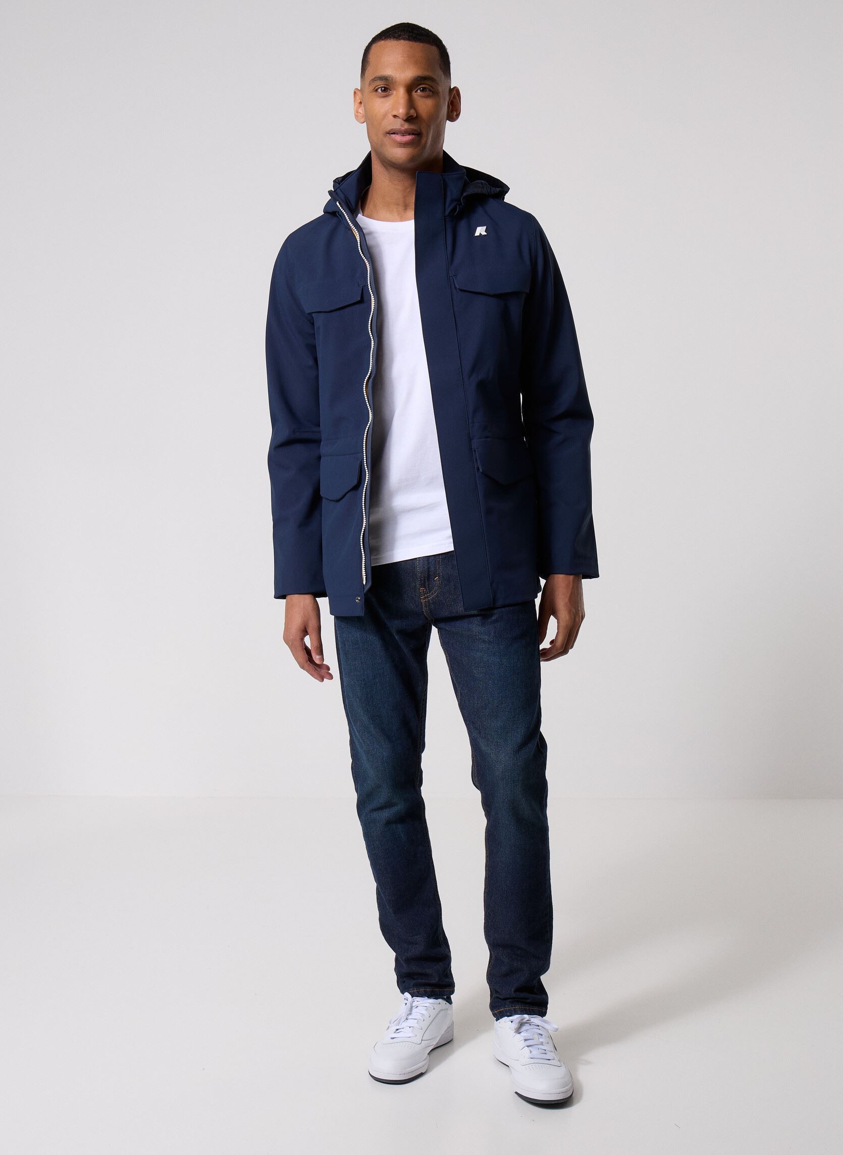 Wasserdichte Jacken Manphy Bonded V herren blau K-Way Wasserdichte Jacken Manphy Bonded V herren blau BLUE DEPHT
