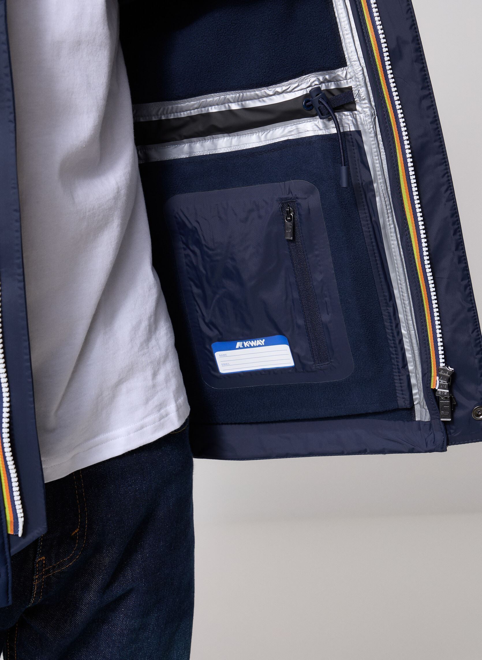 Wasserdichte Jacken Manphy Bonded V herren blau K-Way Wasserdichte Jacken Manphy Bonded V herren blau BLUE DEPHT